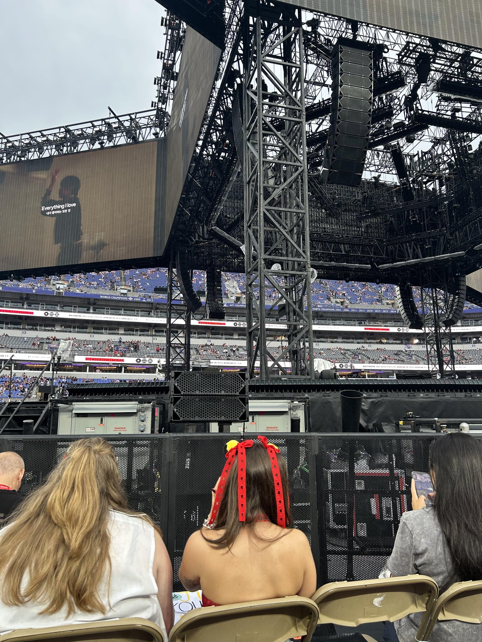 Real Fan View taken from Field K at M&T Bank Stadium by Mary B