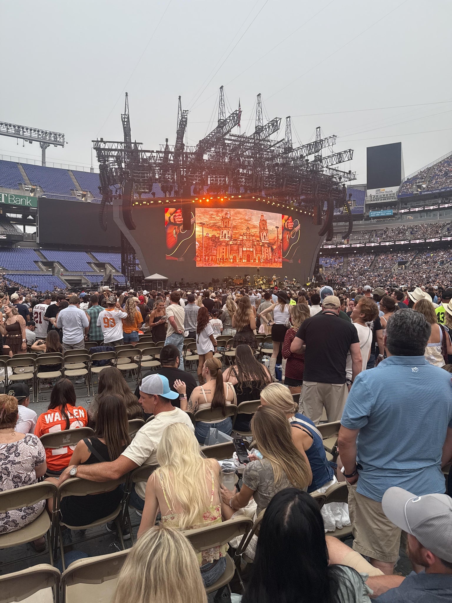 Real Fan View taken from Field K at M&T Bank Stadium by Rachel C