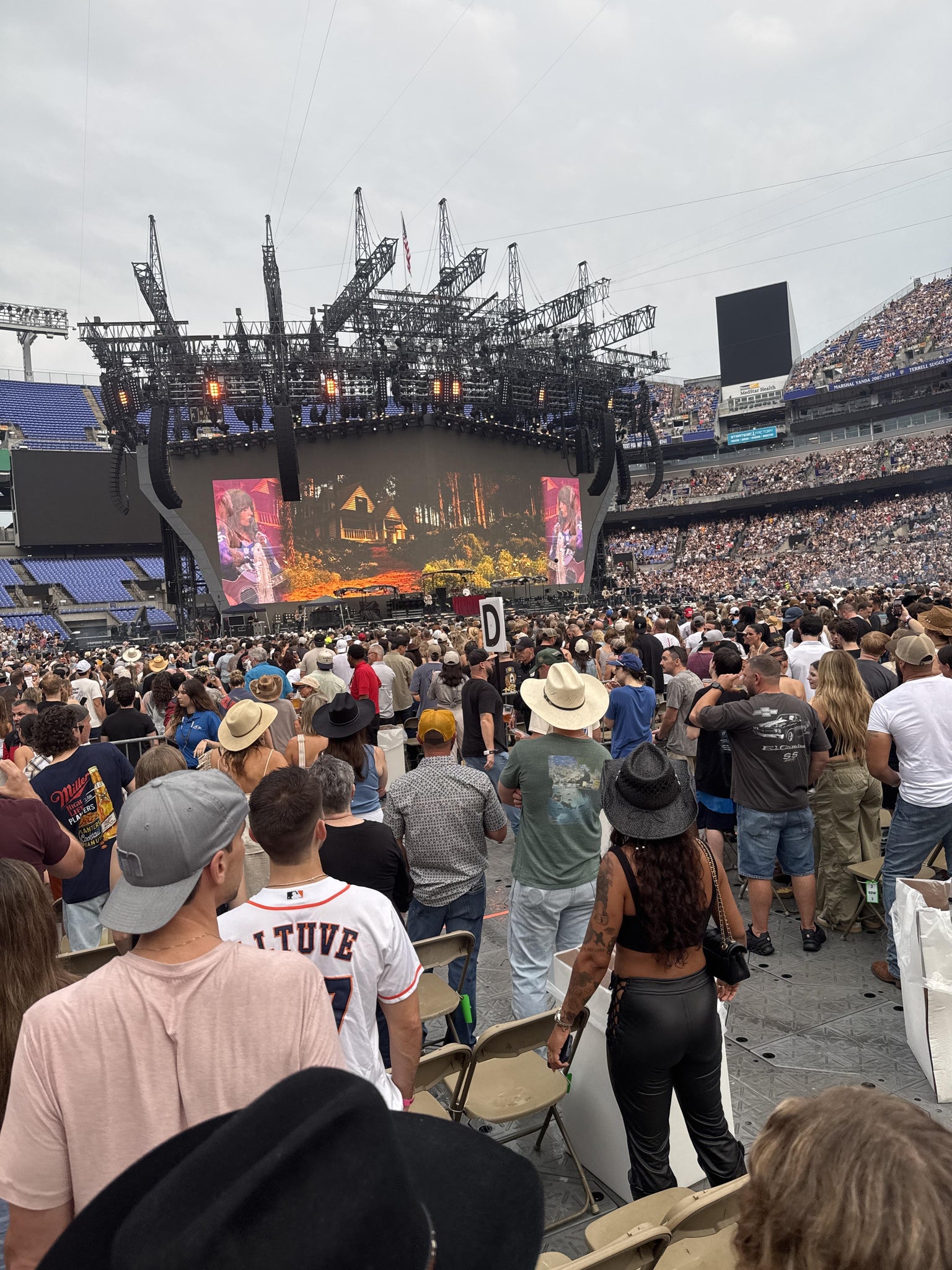 Real Fan View taken from Field K at M&T Bank Stadium by Trent M