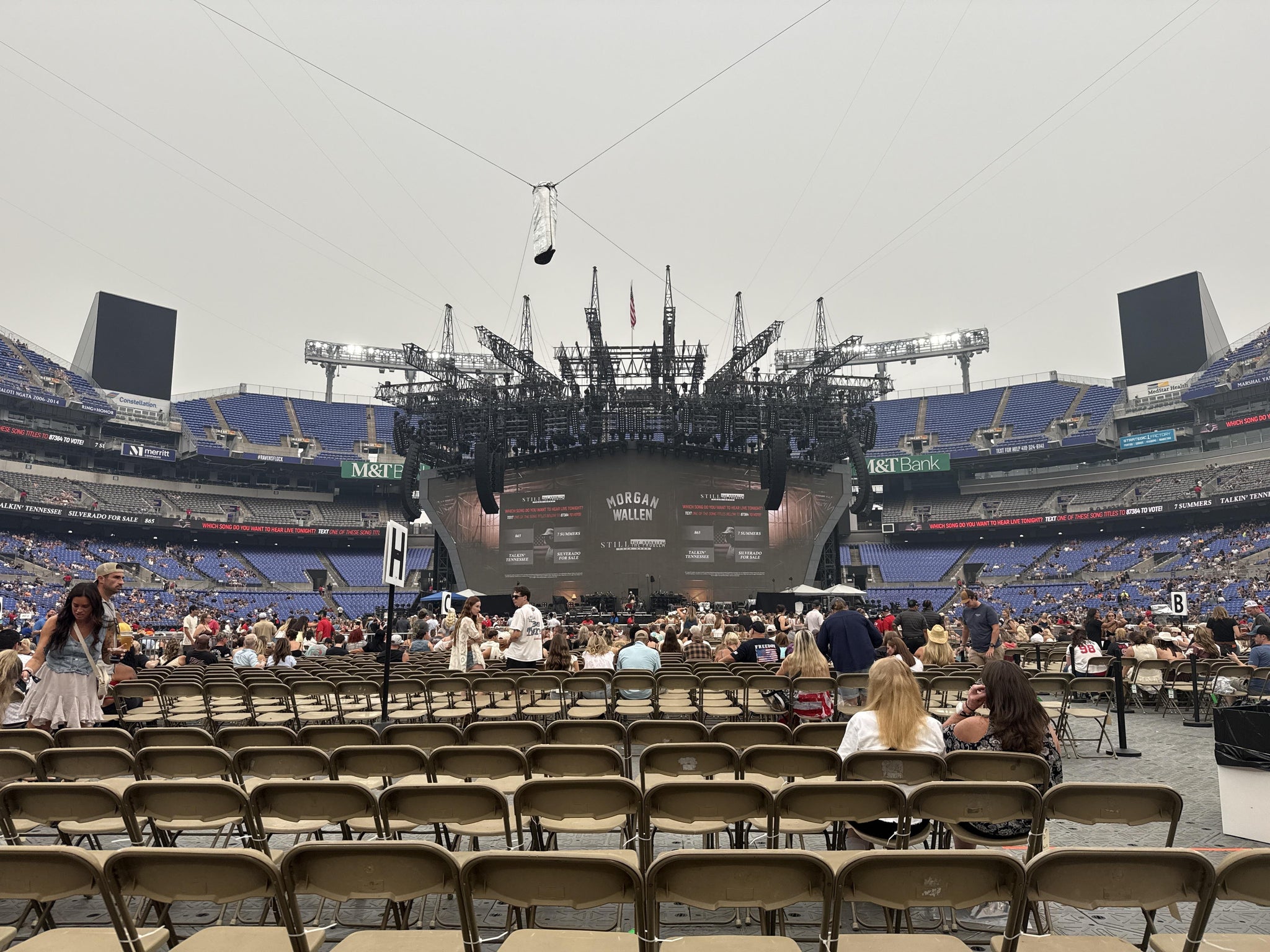 Real Fan View taken from Field L at M&T Bank Stadium by Joseph R