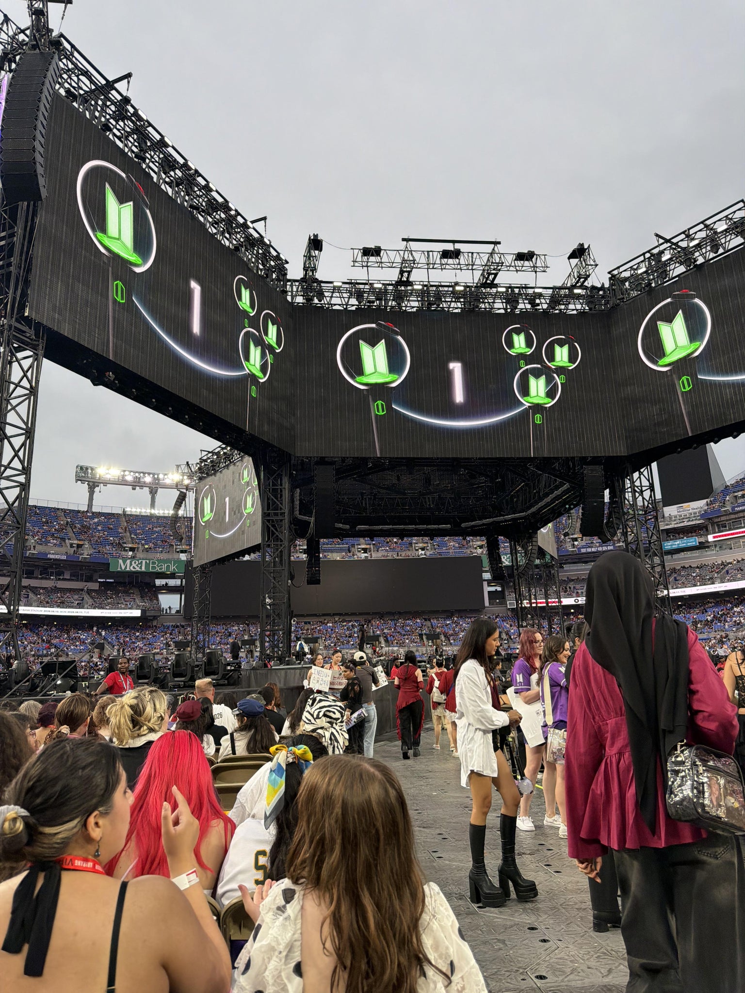 Real Fan View taken from Field R at M&T Bank Stadium by Camila P