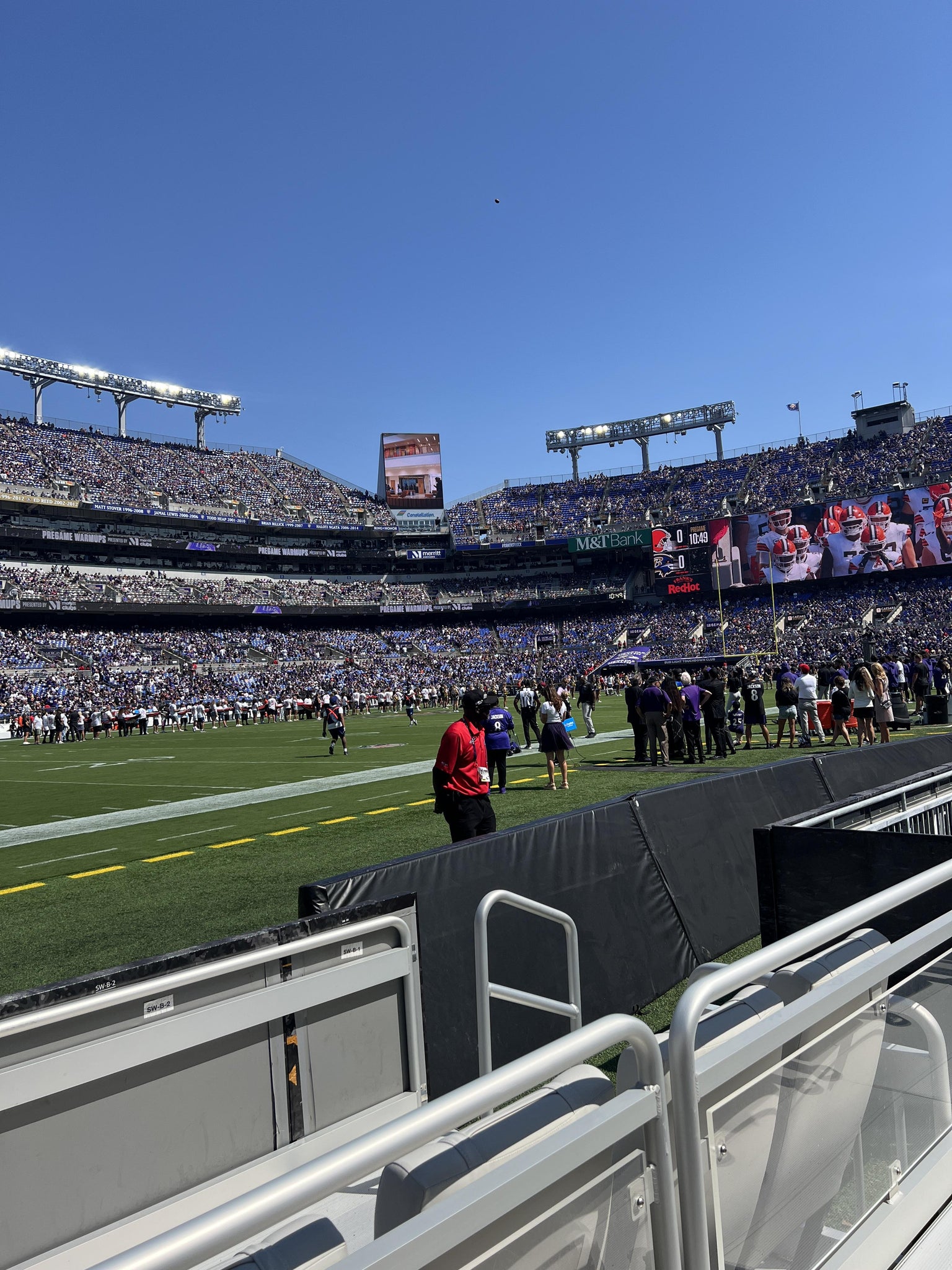 Real Fan View taken from Southwest at M&T Bank Stadium by Michael S