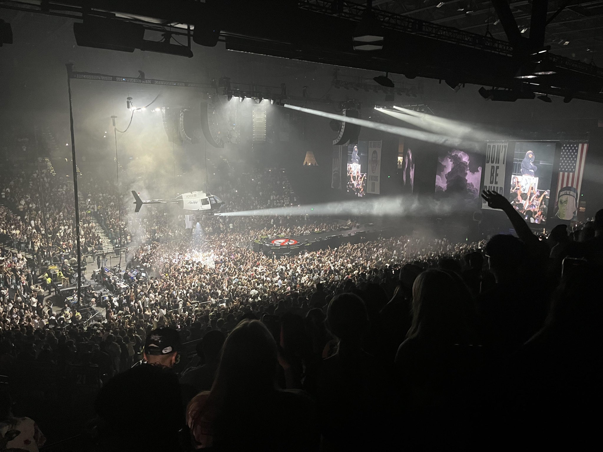 Real Fan View taken from Section 222 at MGM Grand Garden Arena by Steven J