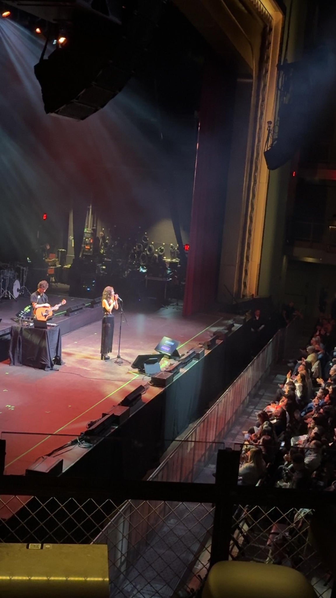 Real Fan View taken from Mezzanine Left at MGM Music Hall at Fenway by Claudia J