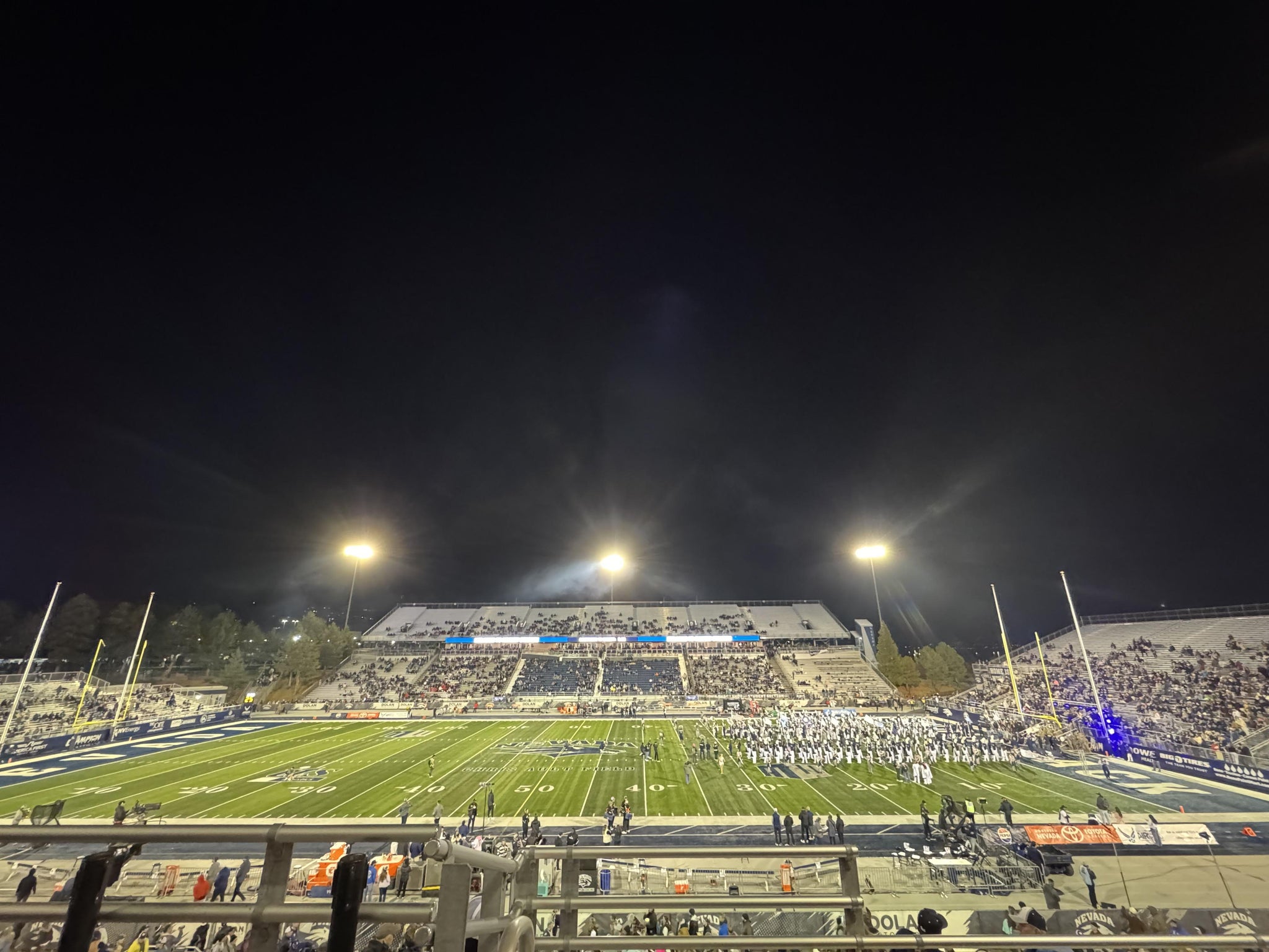 Real Fan View taken from Club C at Mackay Stadium by Sean P