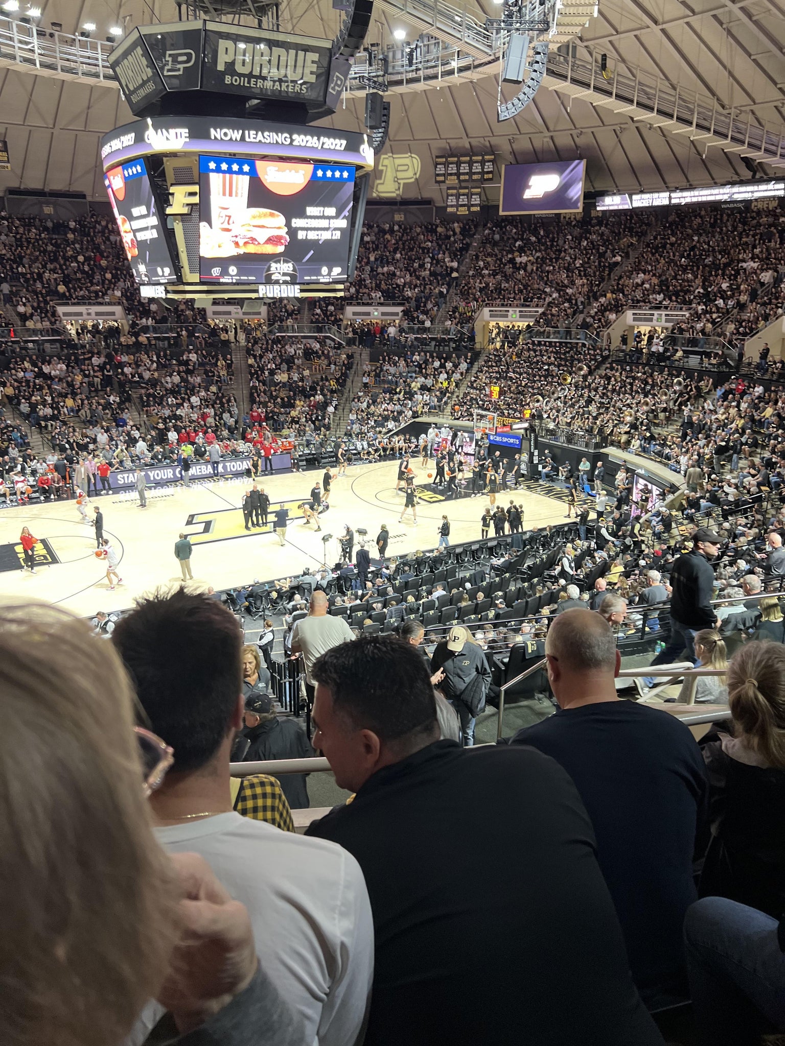 Real Fan View taken from Upper 111 at Mackey Arena by Jeff W