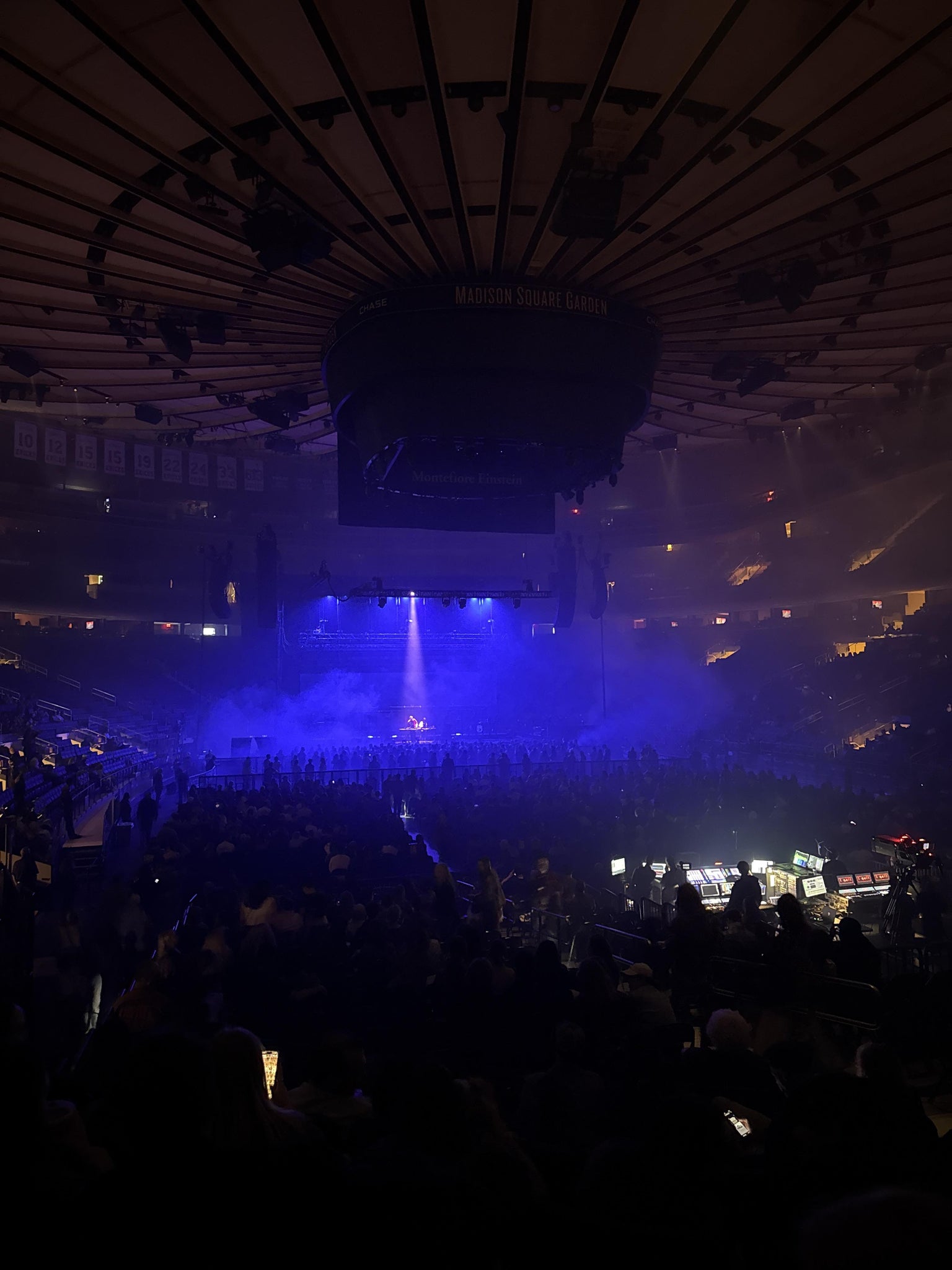 Real Fan View taken from Section 101 at Madison Square Garden by Suzy E
