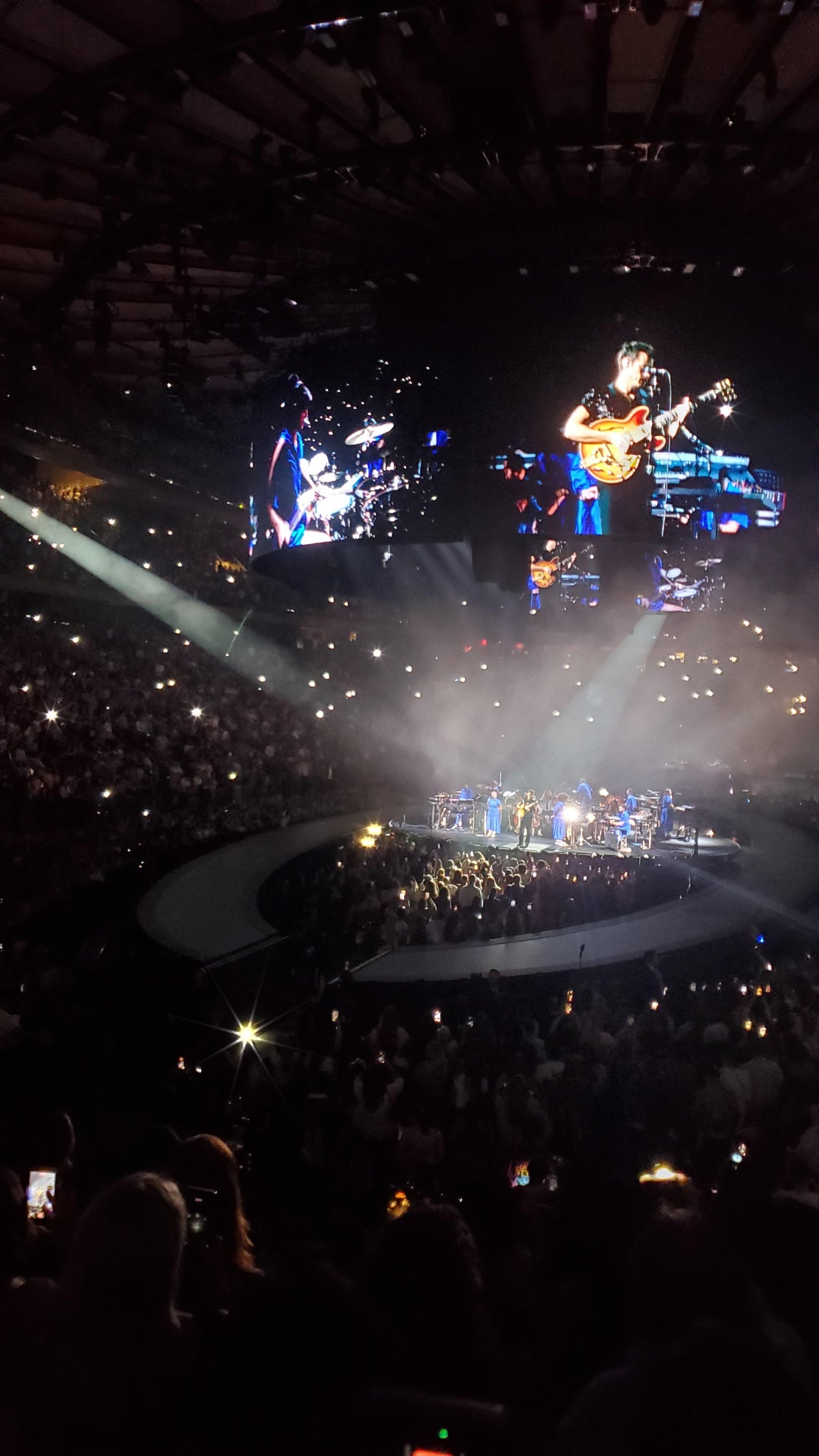Real Fan View taken from Section 103 at Madison Square Garden by Janet C