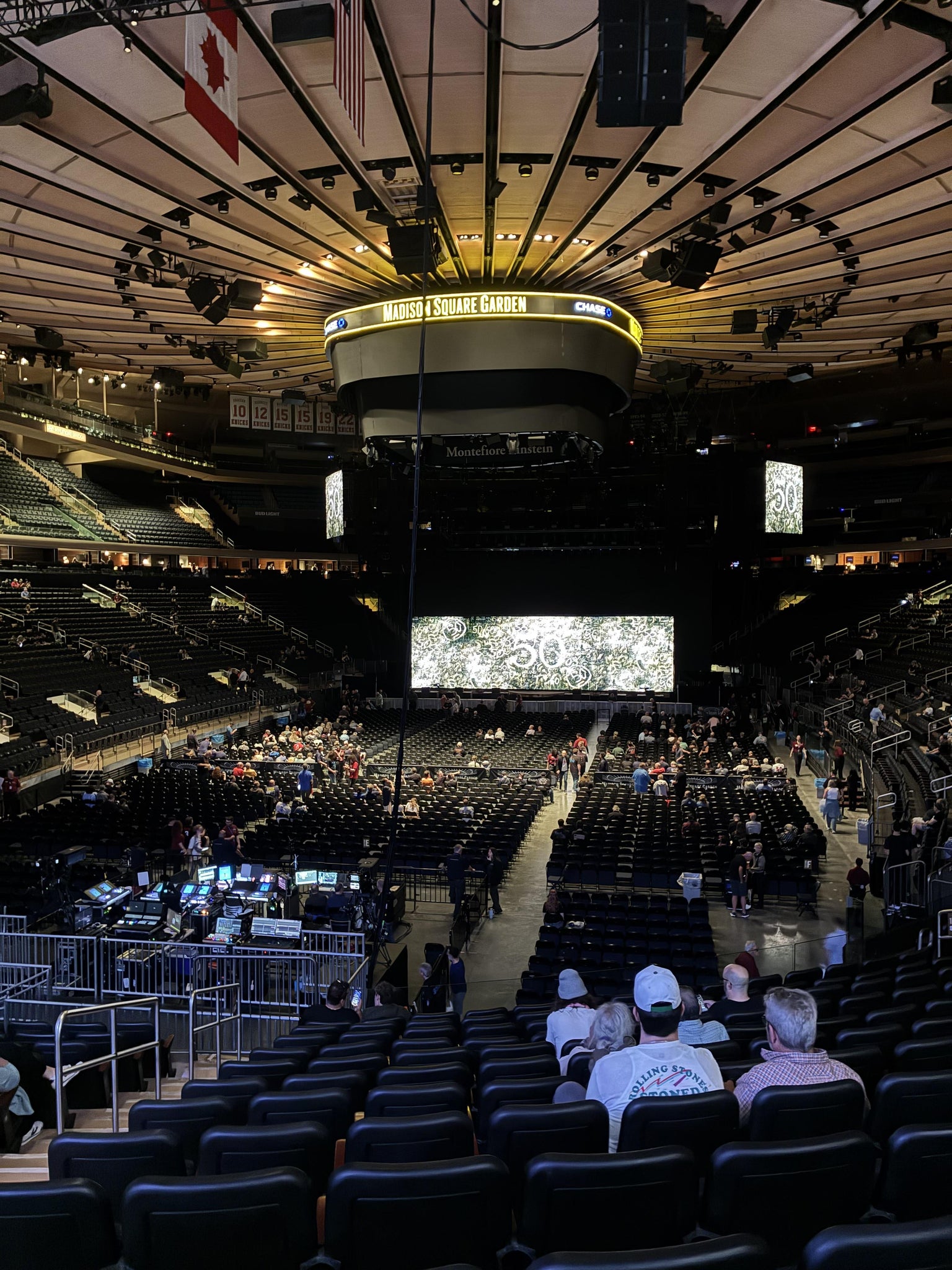 Real Fan View taken from Section 103 at Madison Square Garden by Anonymous User