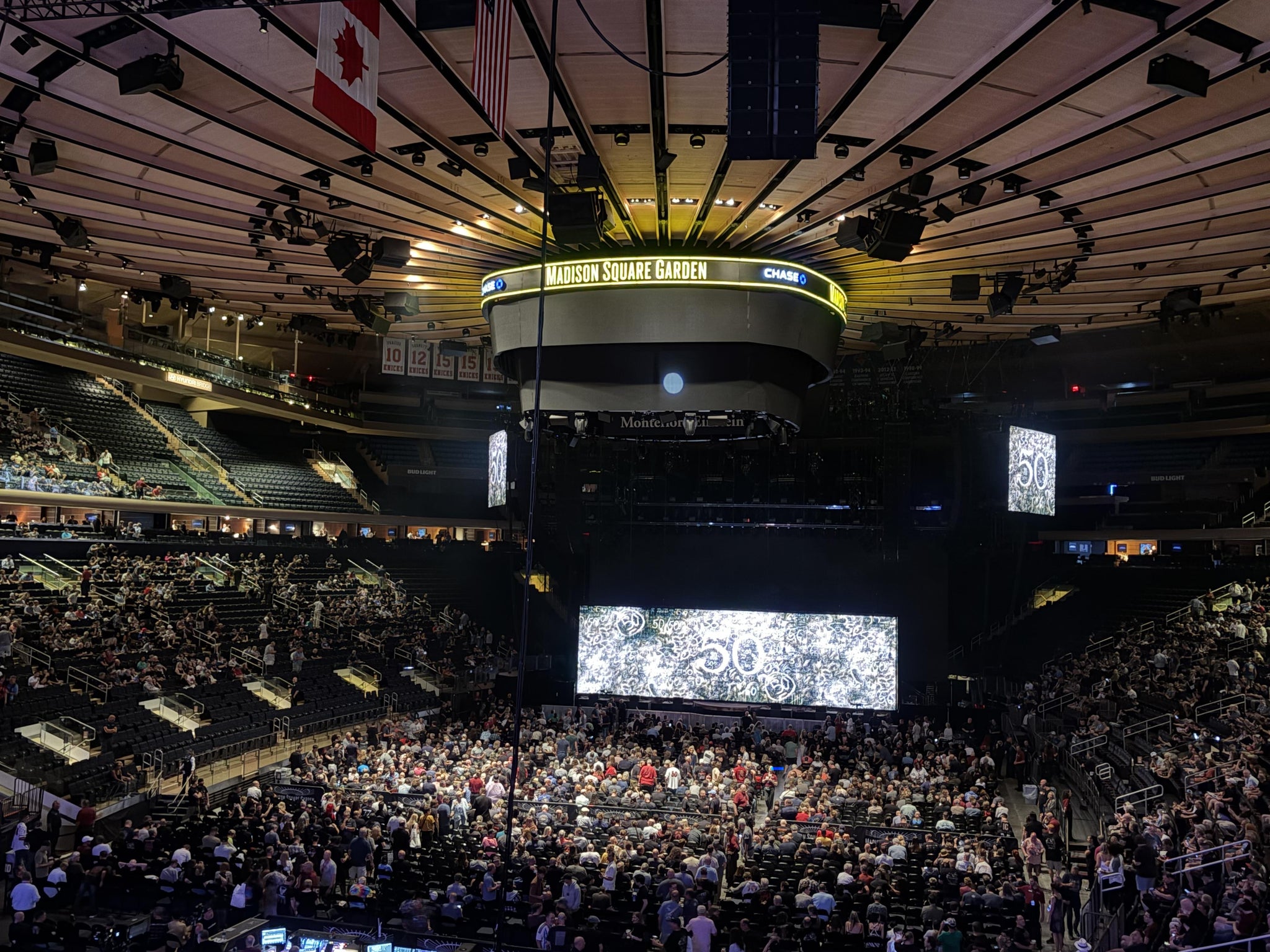 Real Fan View taken from Section 103 WC at Madison Square Garden by Jay T