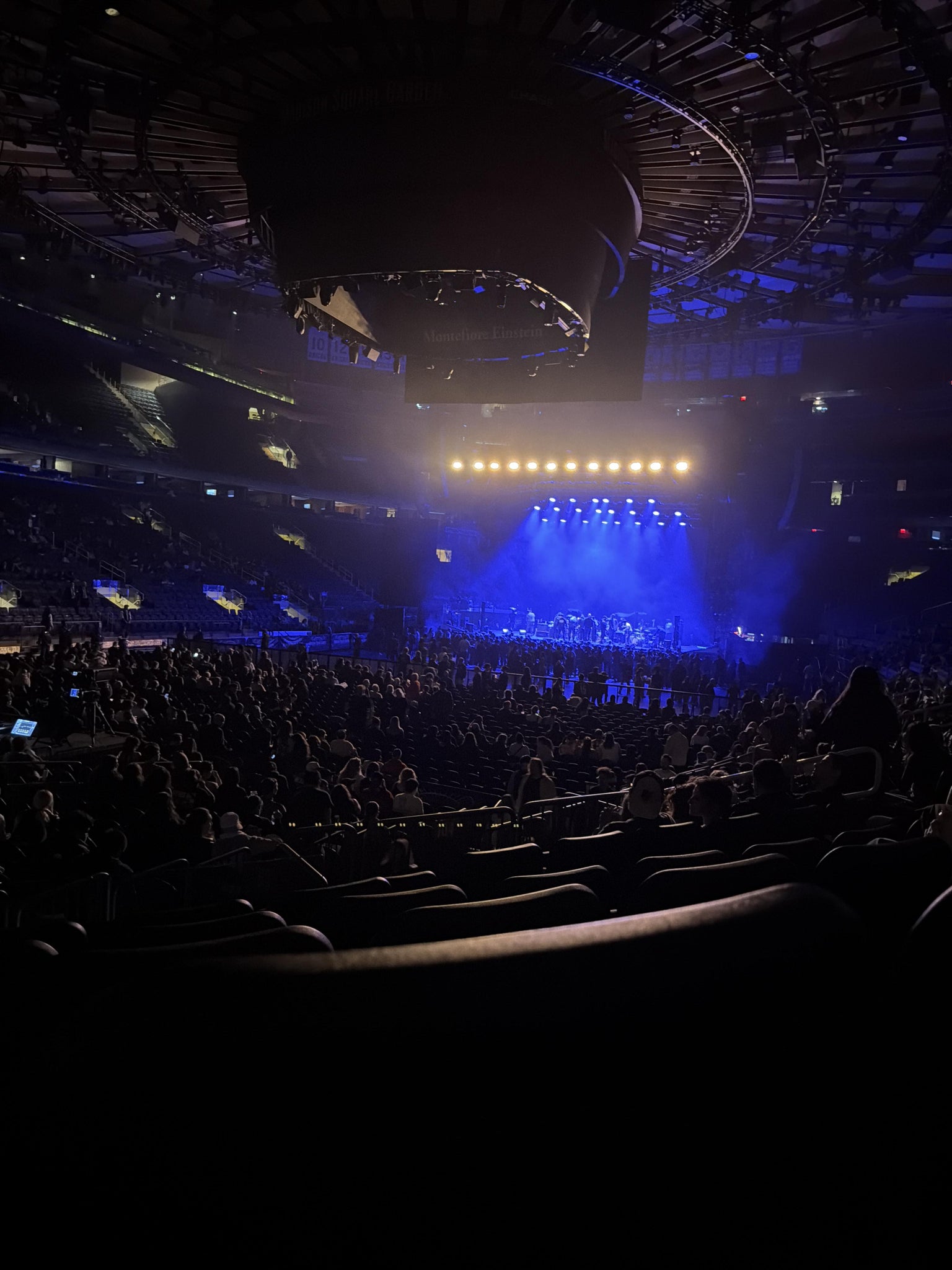 Real Fan View taken from Section 104 at Madison Square Garden by Nina P