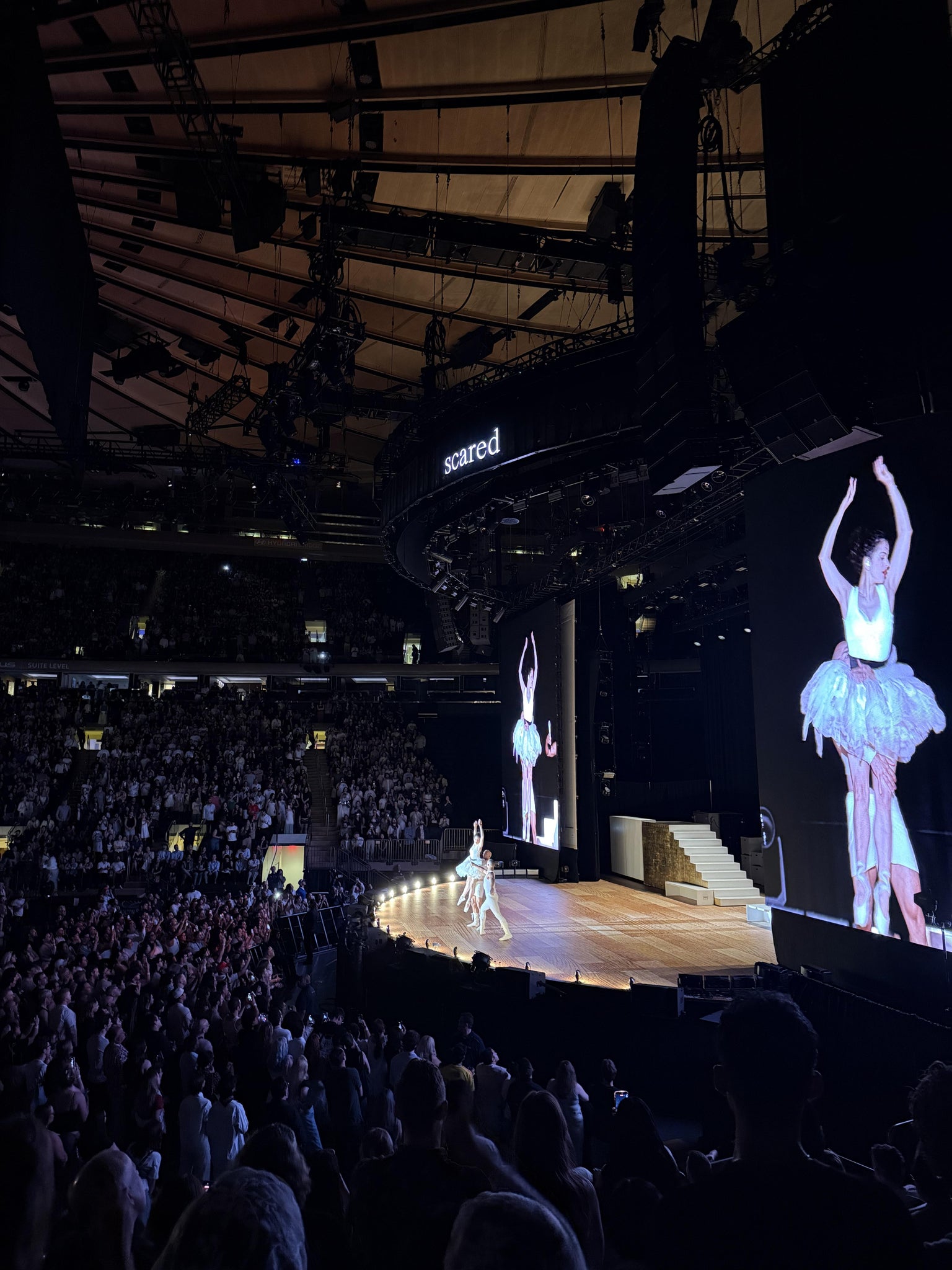 Real Fan View taken from Section 108 at Madison Square Garden by Karla R
