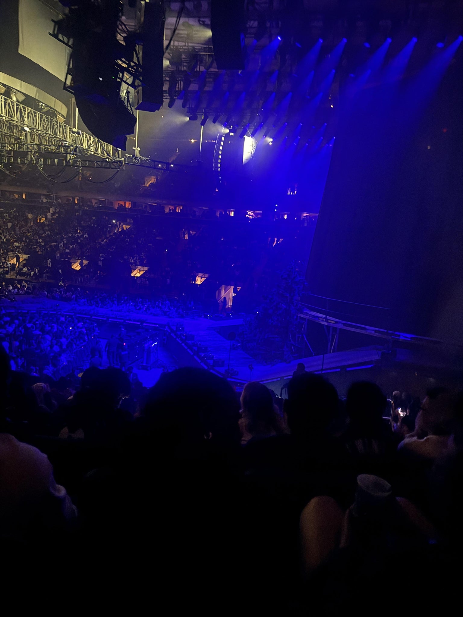 Real Fan View taken from Section 109 at Madison Square Garden by Pamela S