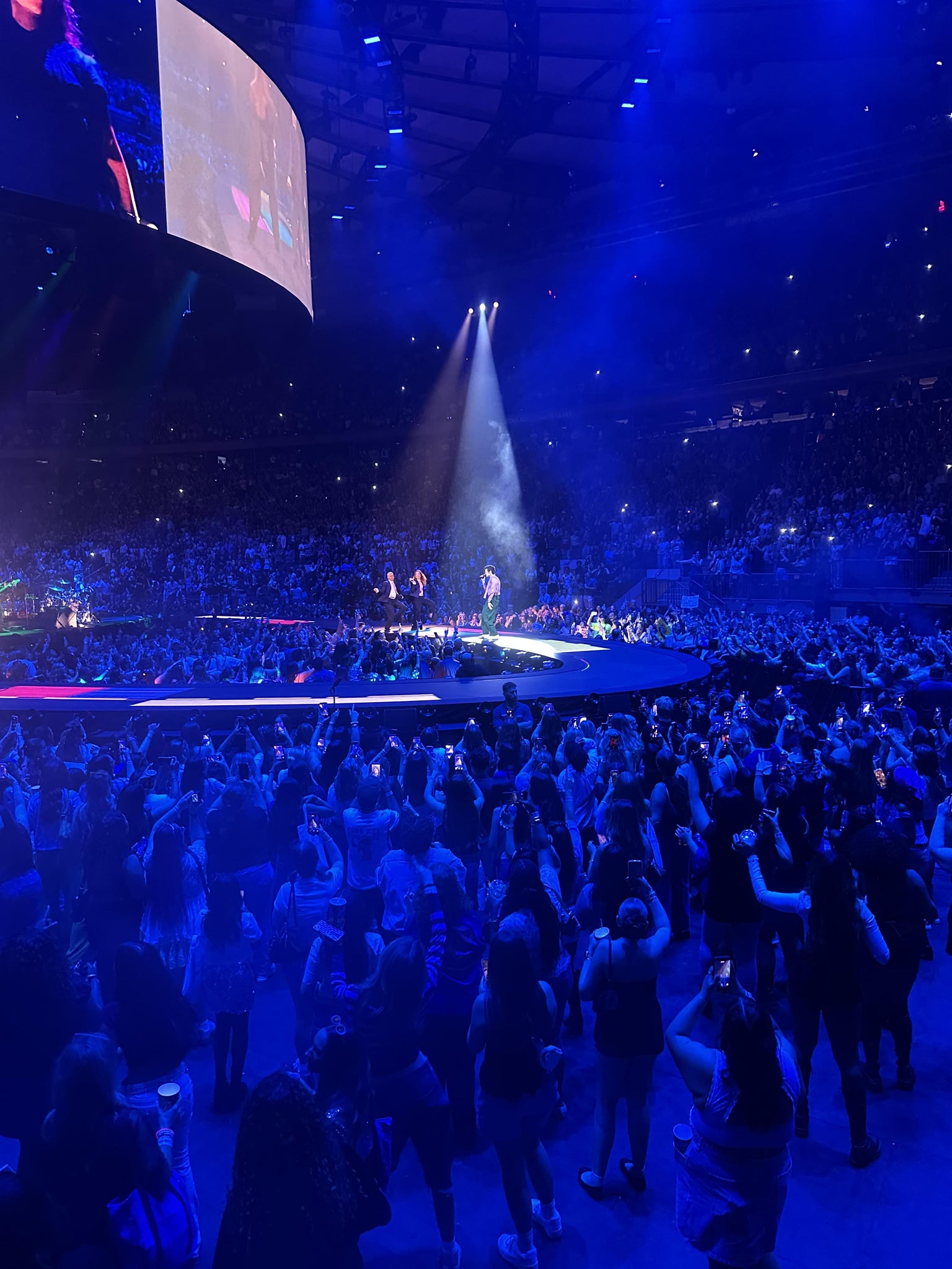 Real Fan View taken from Section 110 at Madison Square Garden by Kathleen B