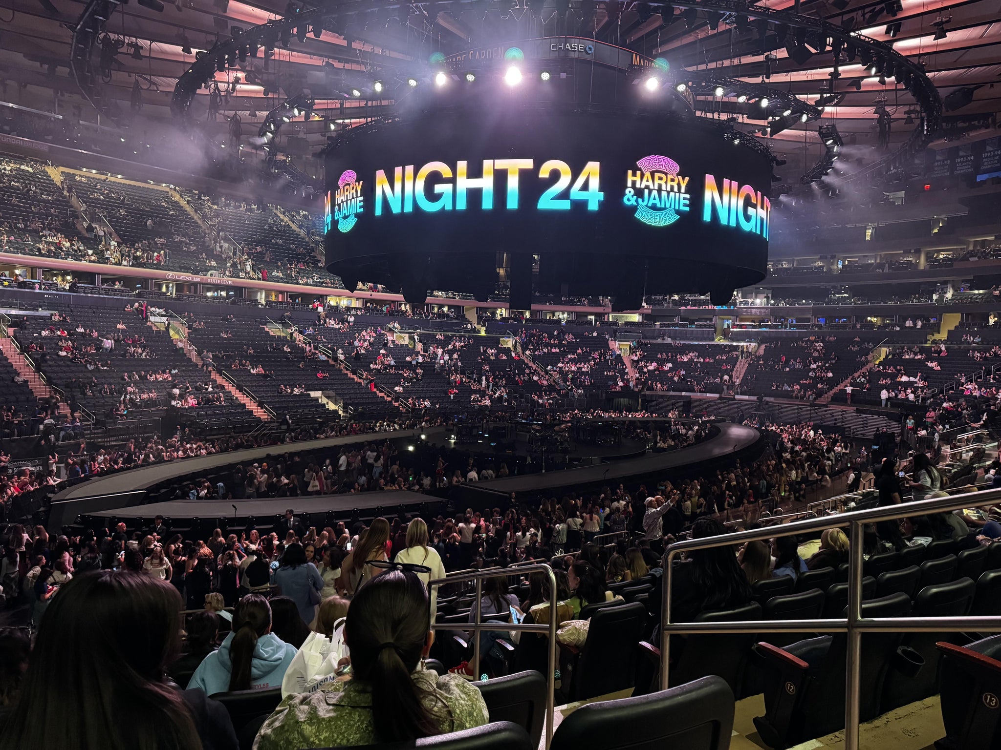 Real Fan View taken from Section 113 at Madison Square Garden by Tamir L