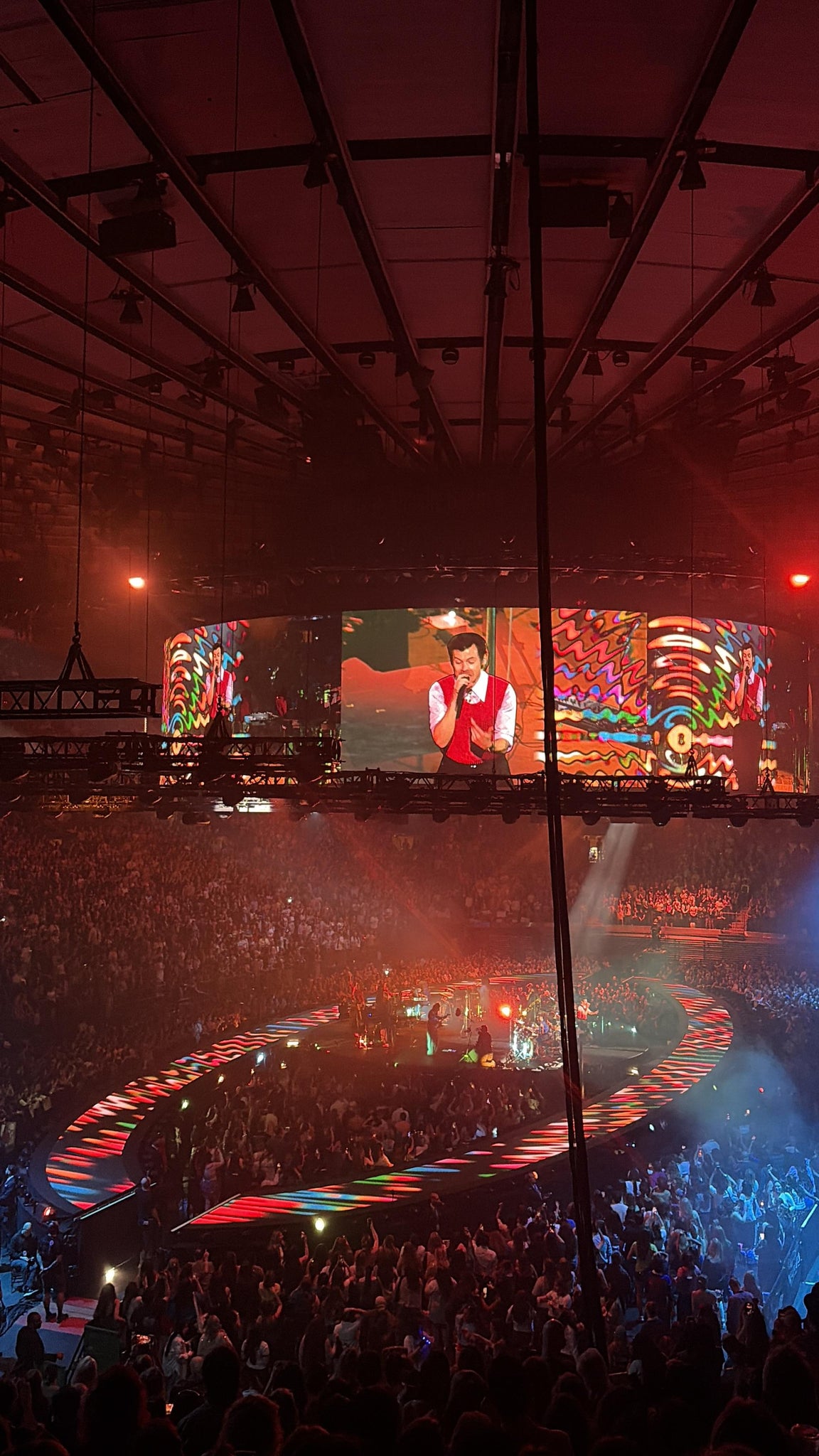 Real Fan View taken from Section 113 at Madison Square Garden by Abby A