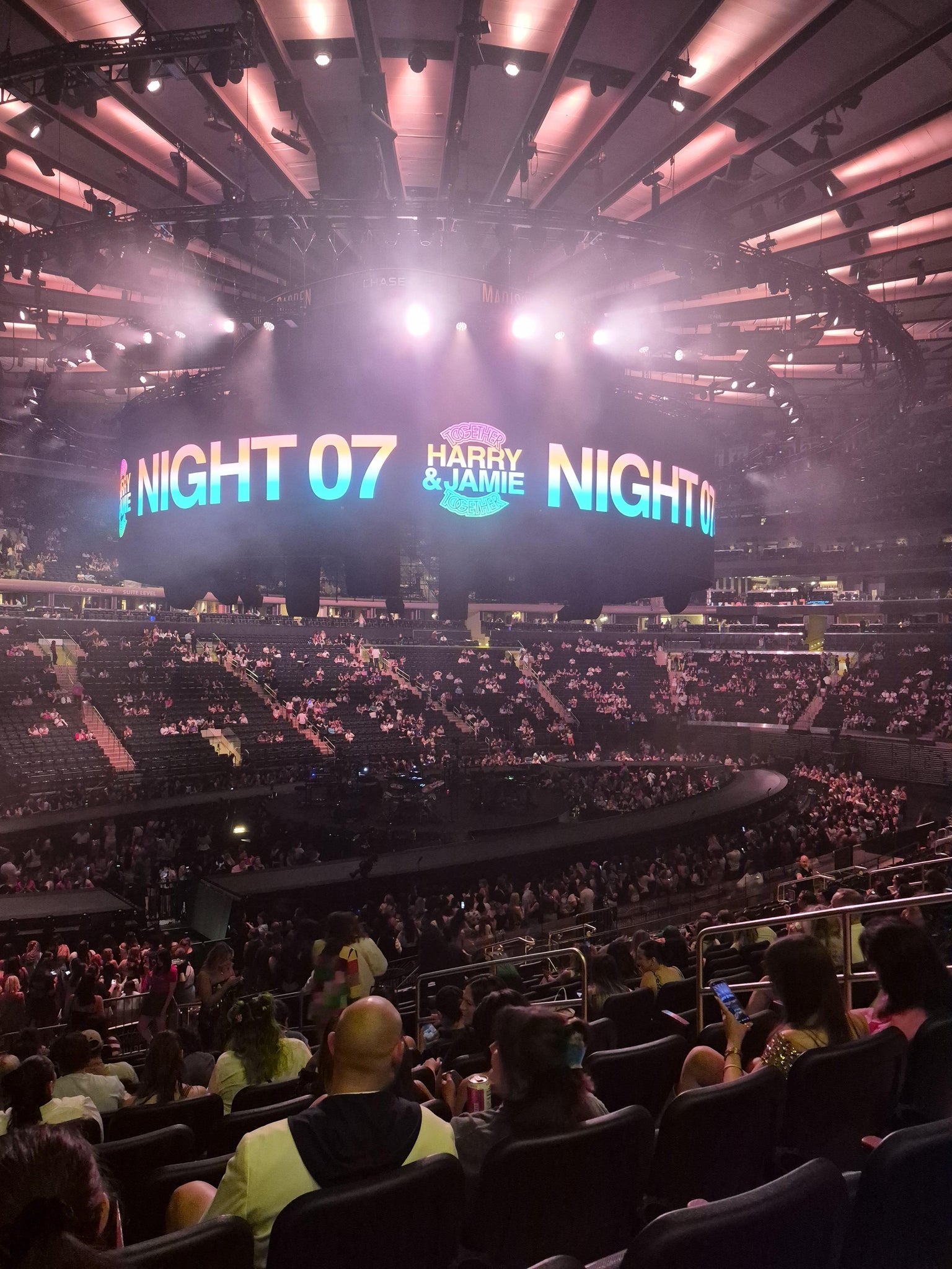 Real Fan View taken from Section 115 at Madison Square Garden by Trinity E