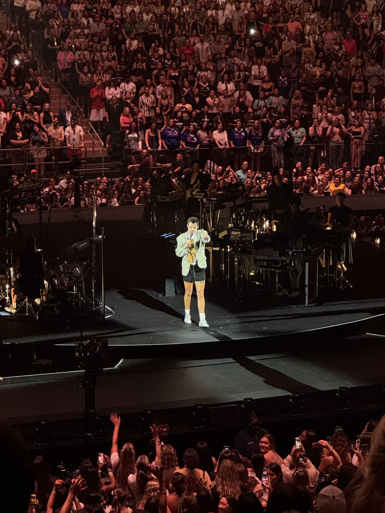 Real Fan View taken from Section 116 at Madison Square Garden by Anonymous User