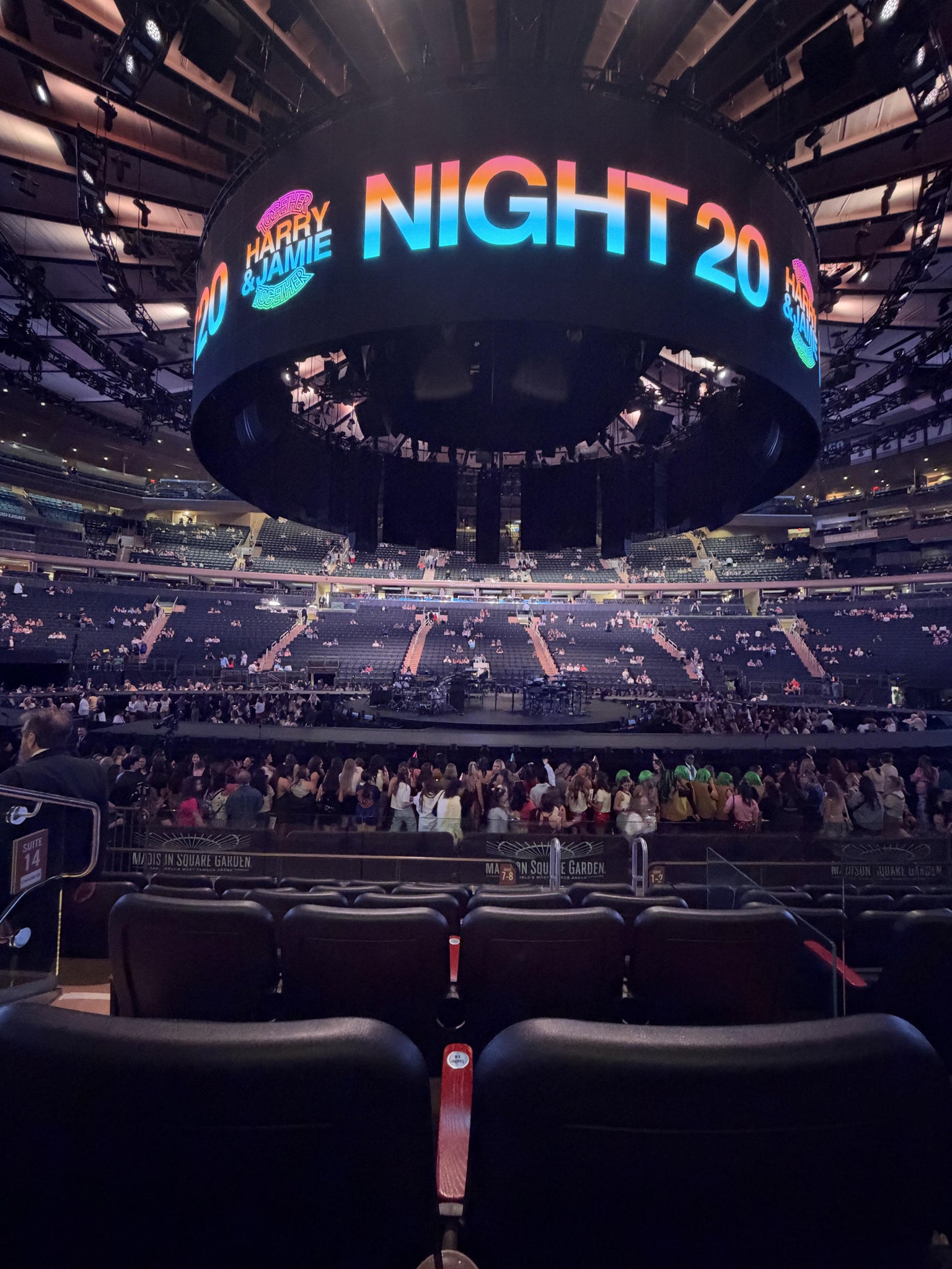 Real Fan View taken from Section 117 at Madison Square Garden by Lizzeth S