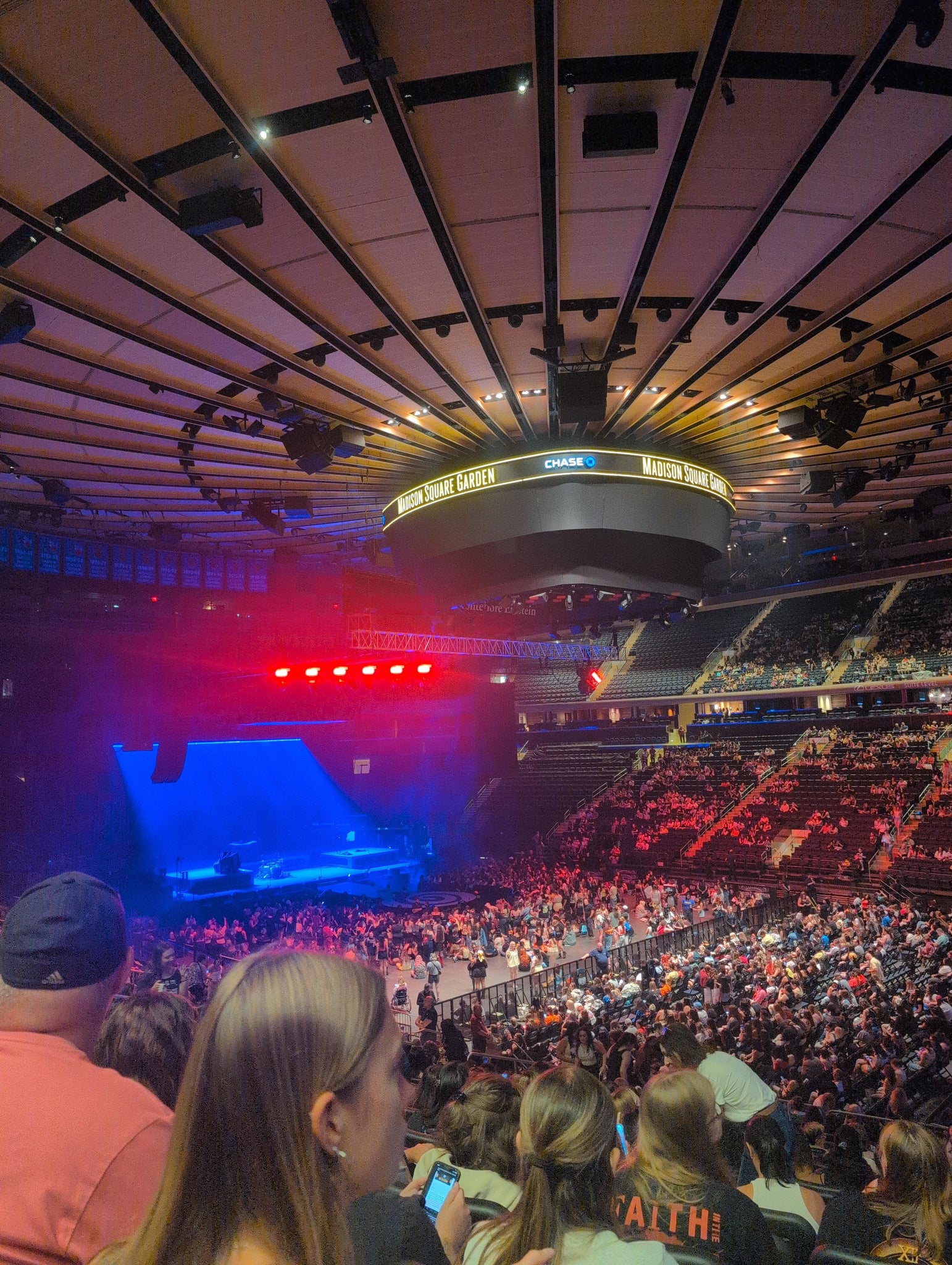 Real Fan View taken from Section 119 at Madison Square Garden by Alexis W