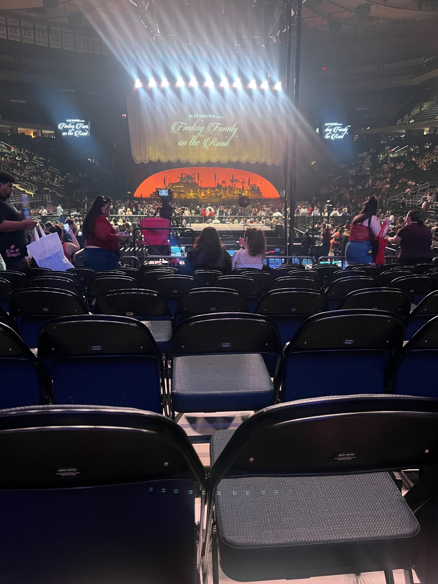 Real Fan View taken from Section 2 at Madison Square Garden by Hannah R