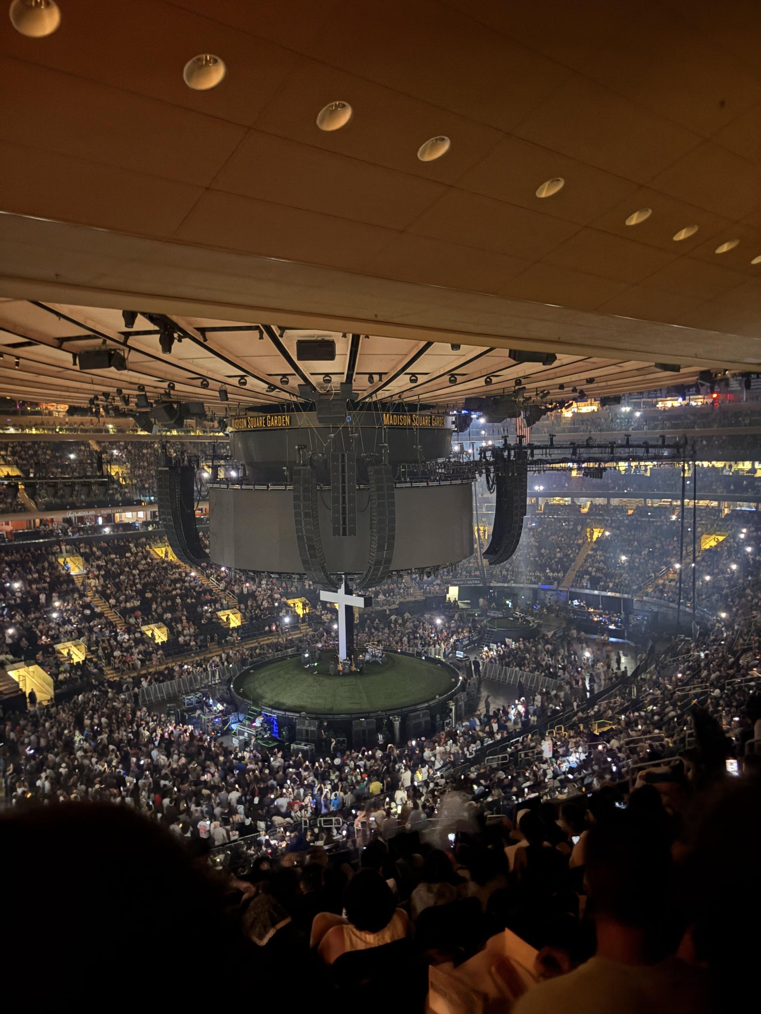 Real Fan View taken from Section 208 at Madison Square Garden by Nyla F