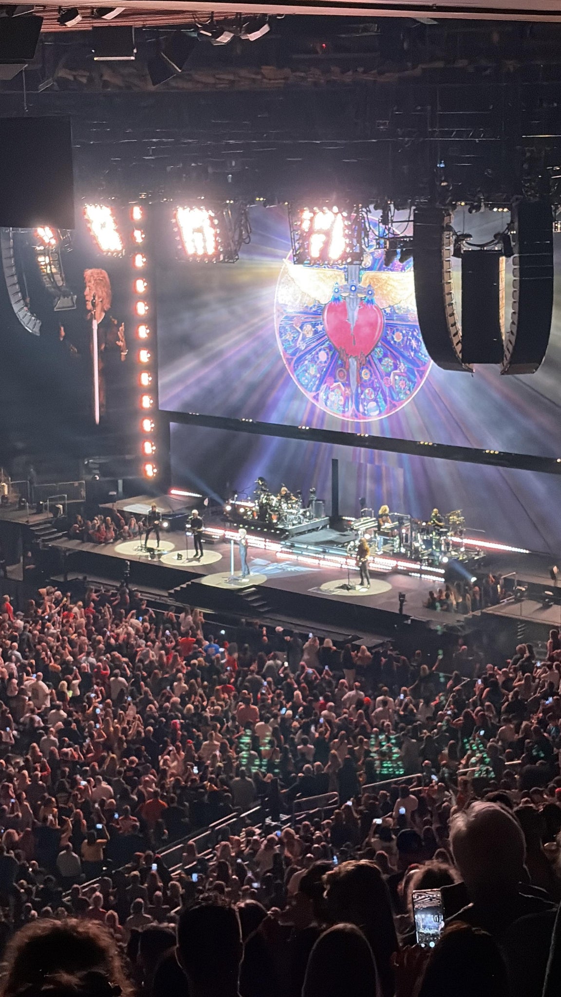 Real Fan View taken from Section 209 at Madison Square Garden by Lori A