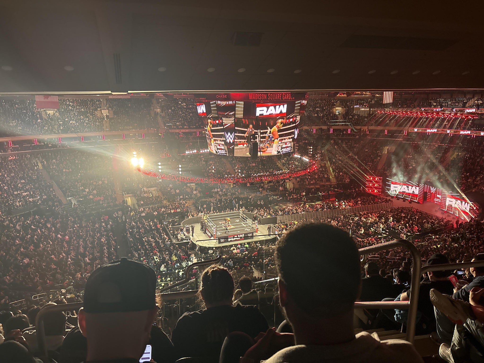 Real Fan View taken from Section 209 at Madison Square Garden by Jackson S