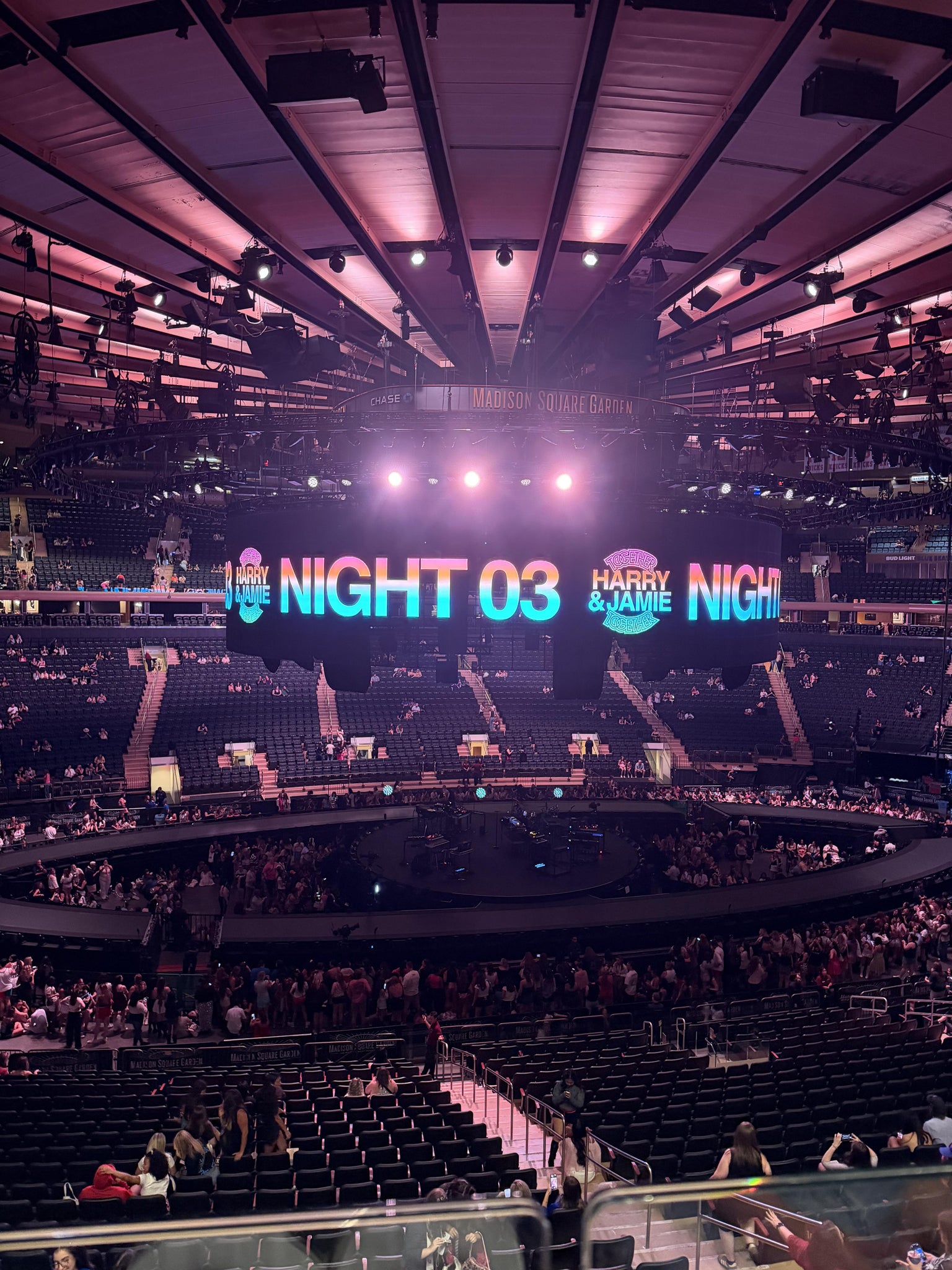 Real Fan View taken from Section 210 at Madison Square Garden by Carissa S