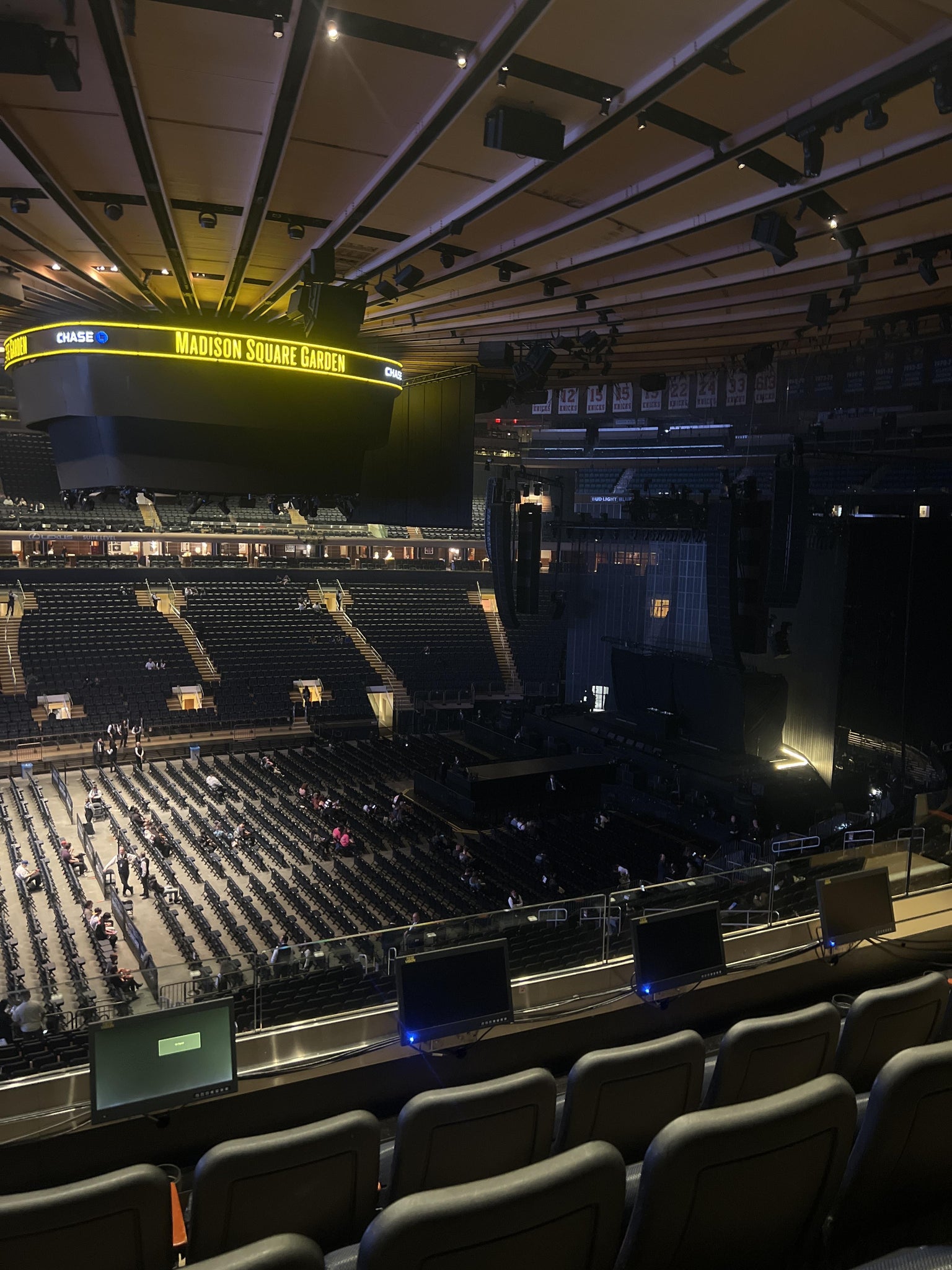Real Fan View taken from Section 210 at Madison Square Garden by Cheyenne I