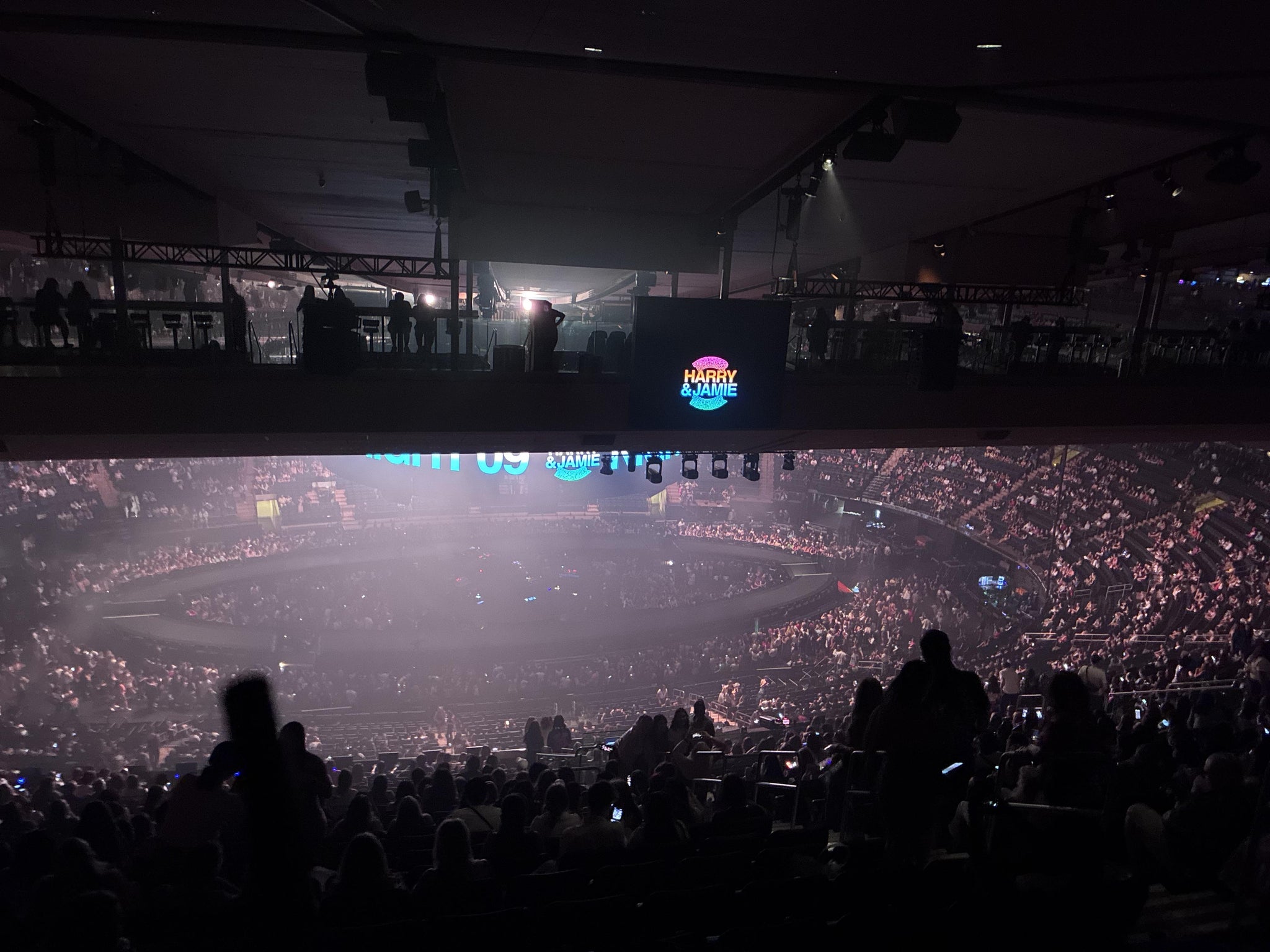 Real Fan View taken from Section 210 at Madison Square Garden by Maureen S
