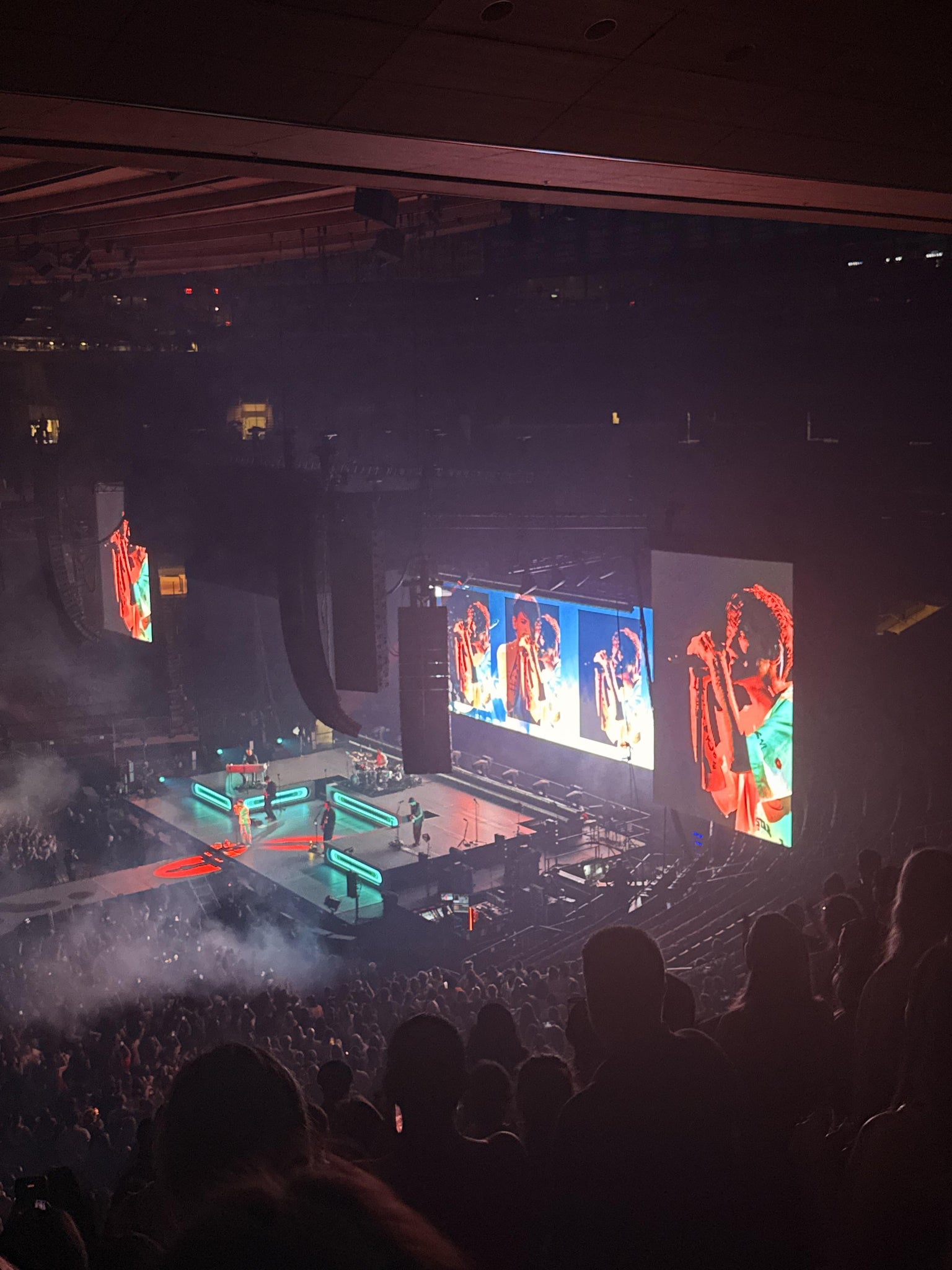 Real Fan View taken from Section 211 at Madison Square Garden by Nona R