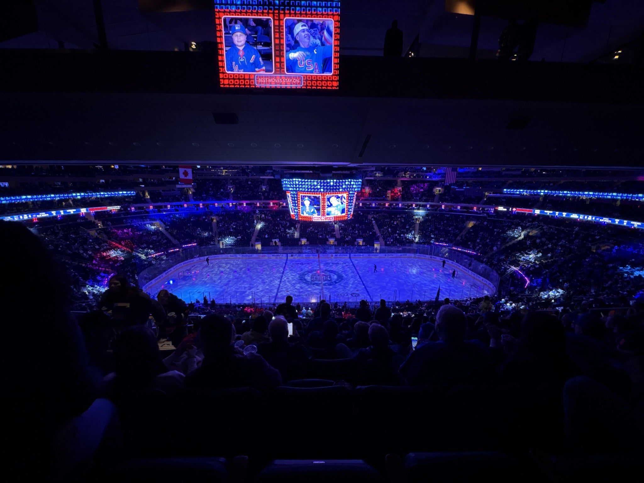 Real Fan View taken from Section 211 at Madison Square Garden by Jackson S