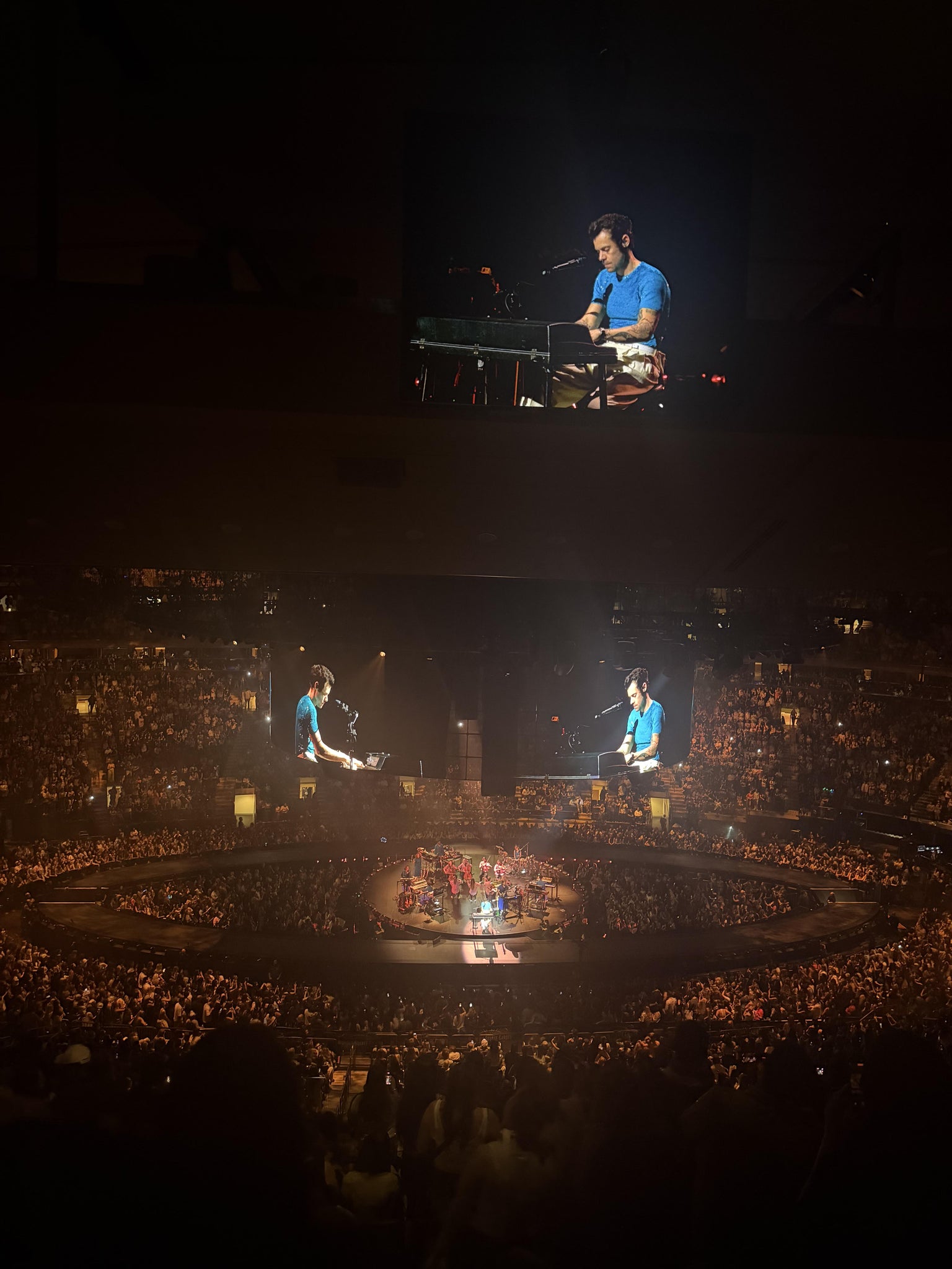 Real Fan View taken from Section 211 at Madison Square Garden by Olivia V