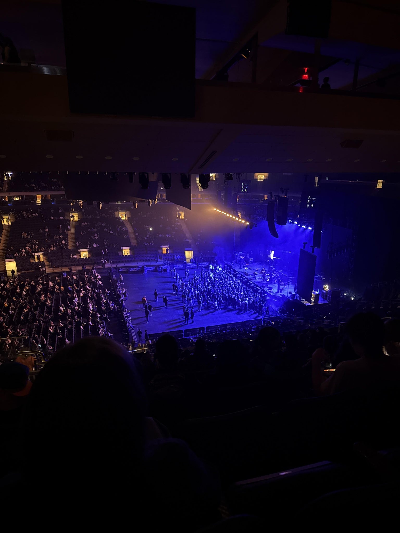 Real Fan View taken from Section 211 at Madison Square Garden by Hely P
