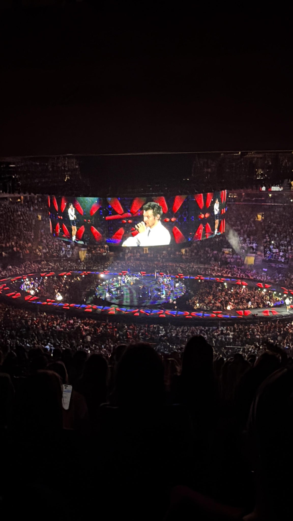 Real Fan View taken from Section 212 at Madison Square Garden by Isabella C