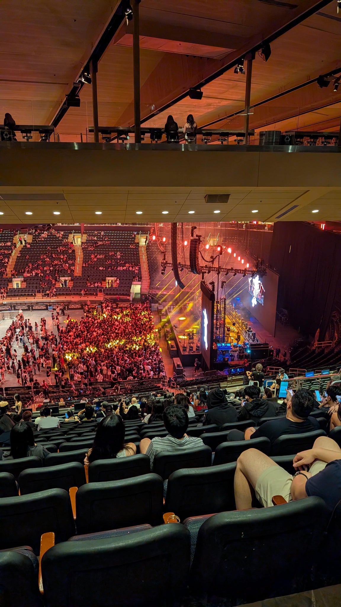 Real Fan View taken from Section 212 at Madison Square Garden by Harry C