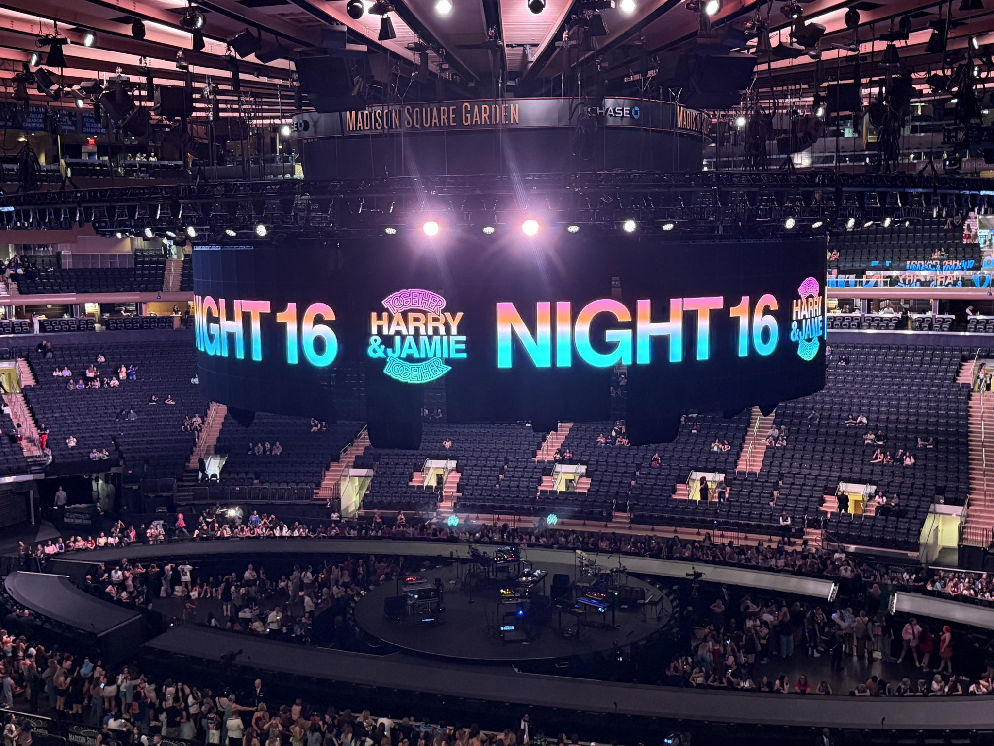Real Fan View taken from Section 212 at Madison Square Garden by Krista P