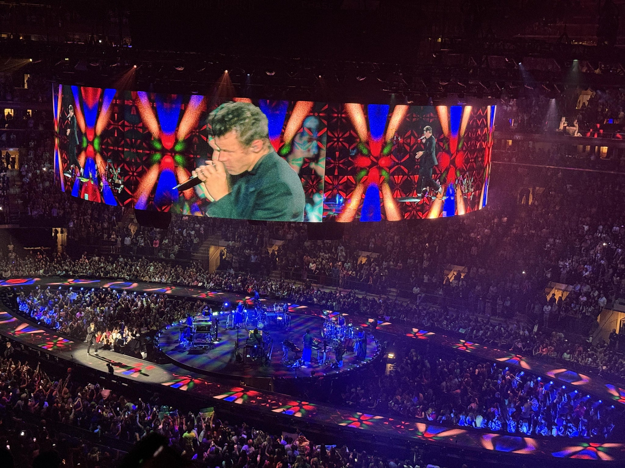 Real Fan View taken from Section 213 at Madison Square Garden by Chiara B