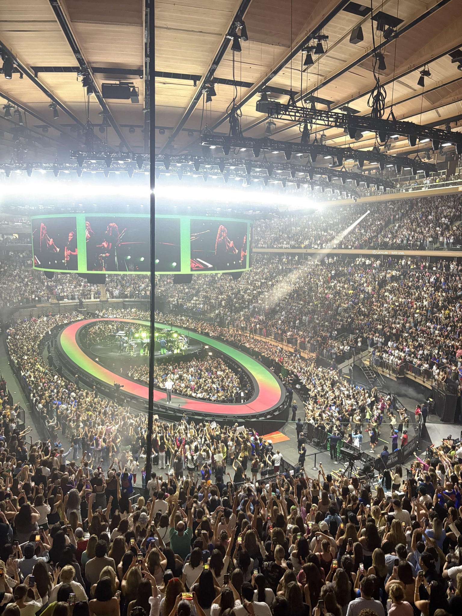 Real Fan View taken from Section 216 at Madison Square Garden by Scotlyn B