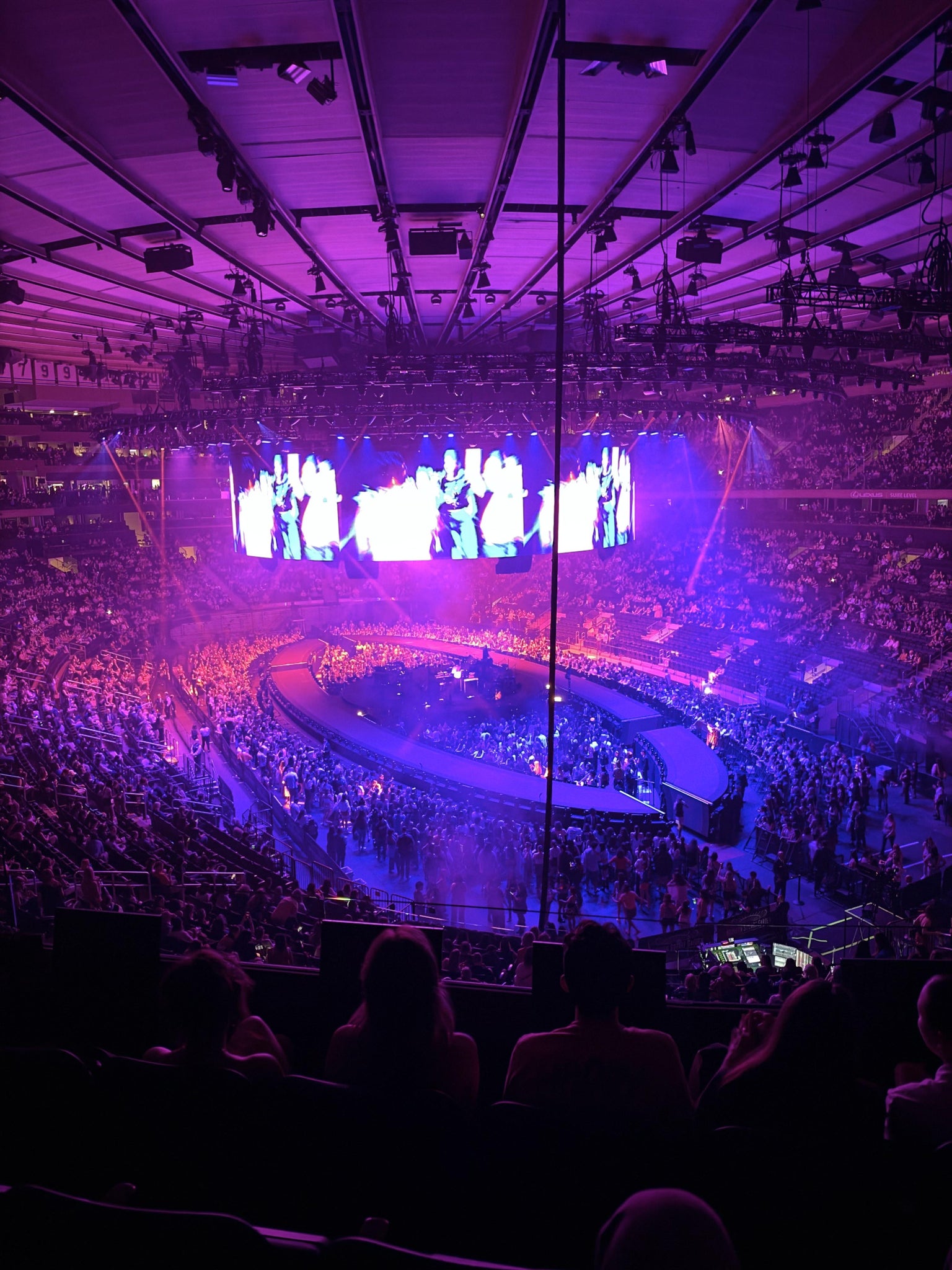 Real Fan View taken from Section 216 at Madison Square Garden by Chelsea T