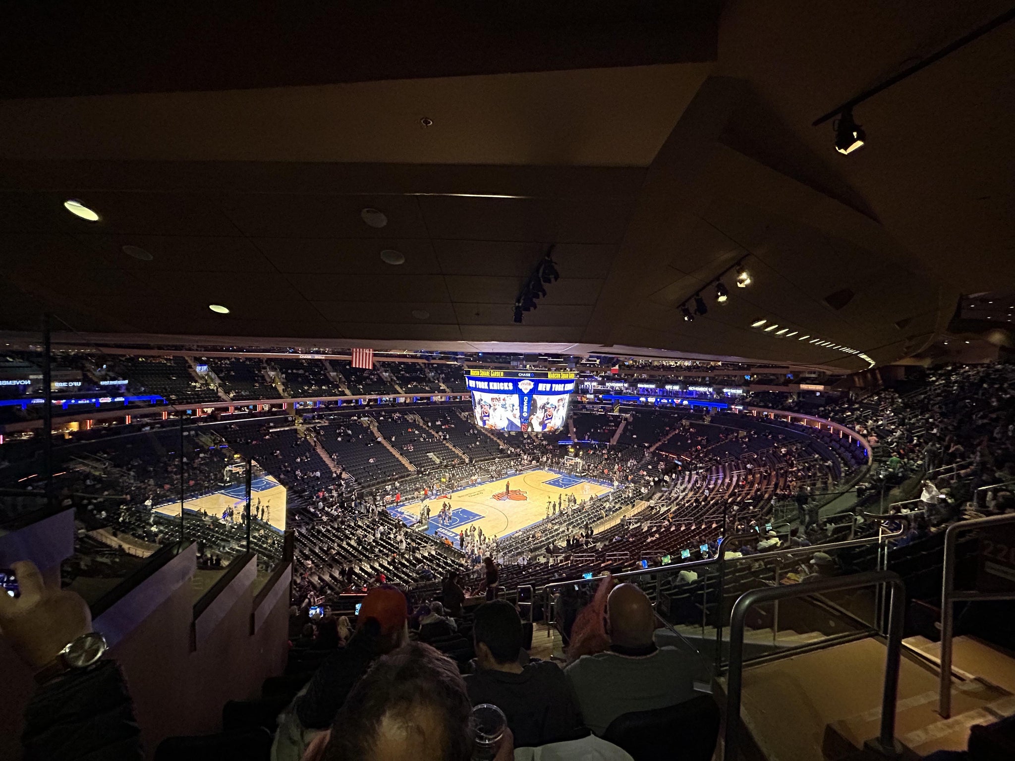 Real Fan View taken from Section 220 at Madison Square Garden by Mikayla R