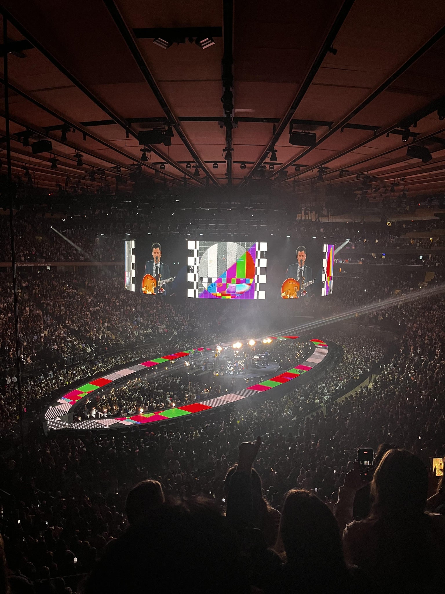 Real Fan View taken from Section 220 at Madison Square Garden by Lizbeth R