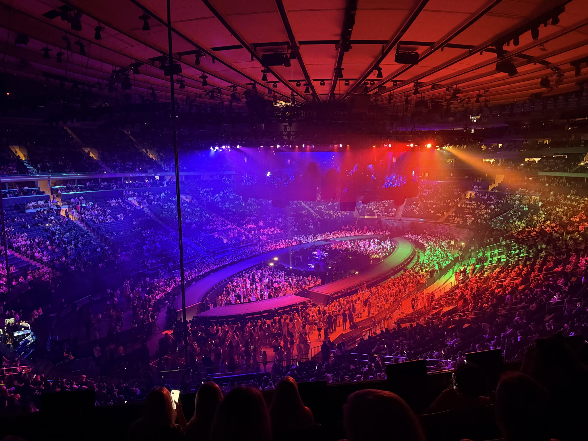 Real Fan View taken from Section 220 at Madison Square Garden by Carmelina G
