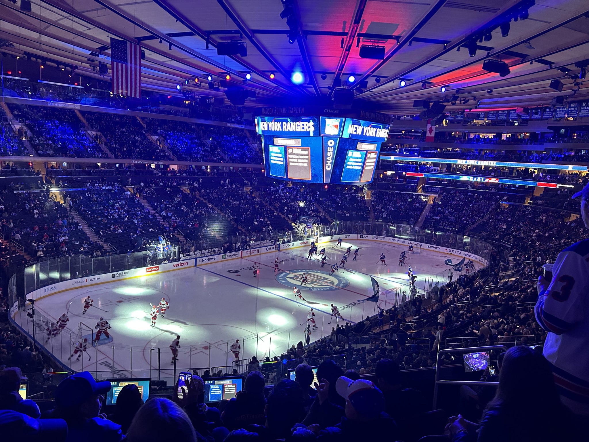 Real Fan View taken from Section 220 at Madison Square Garden by Mikayla R