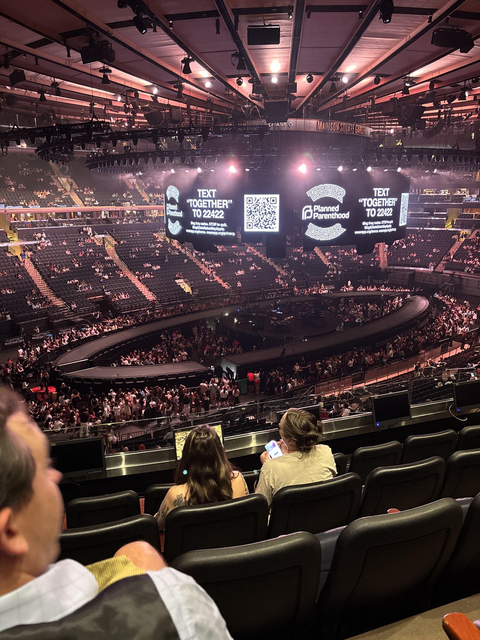 Real Fan View taken from Section 221 at Madison Square Garden by Lola T