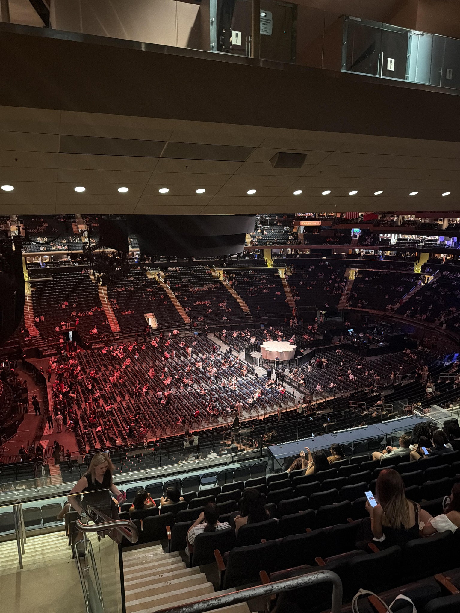 Real Fan View taken from Section 223 at Madison Square Garden by Julia K