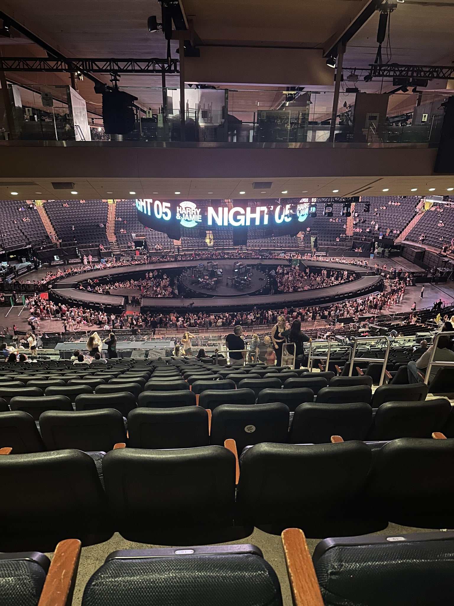Real Fan View taken from Section 223 at Madison Square Garden by Alejandra P