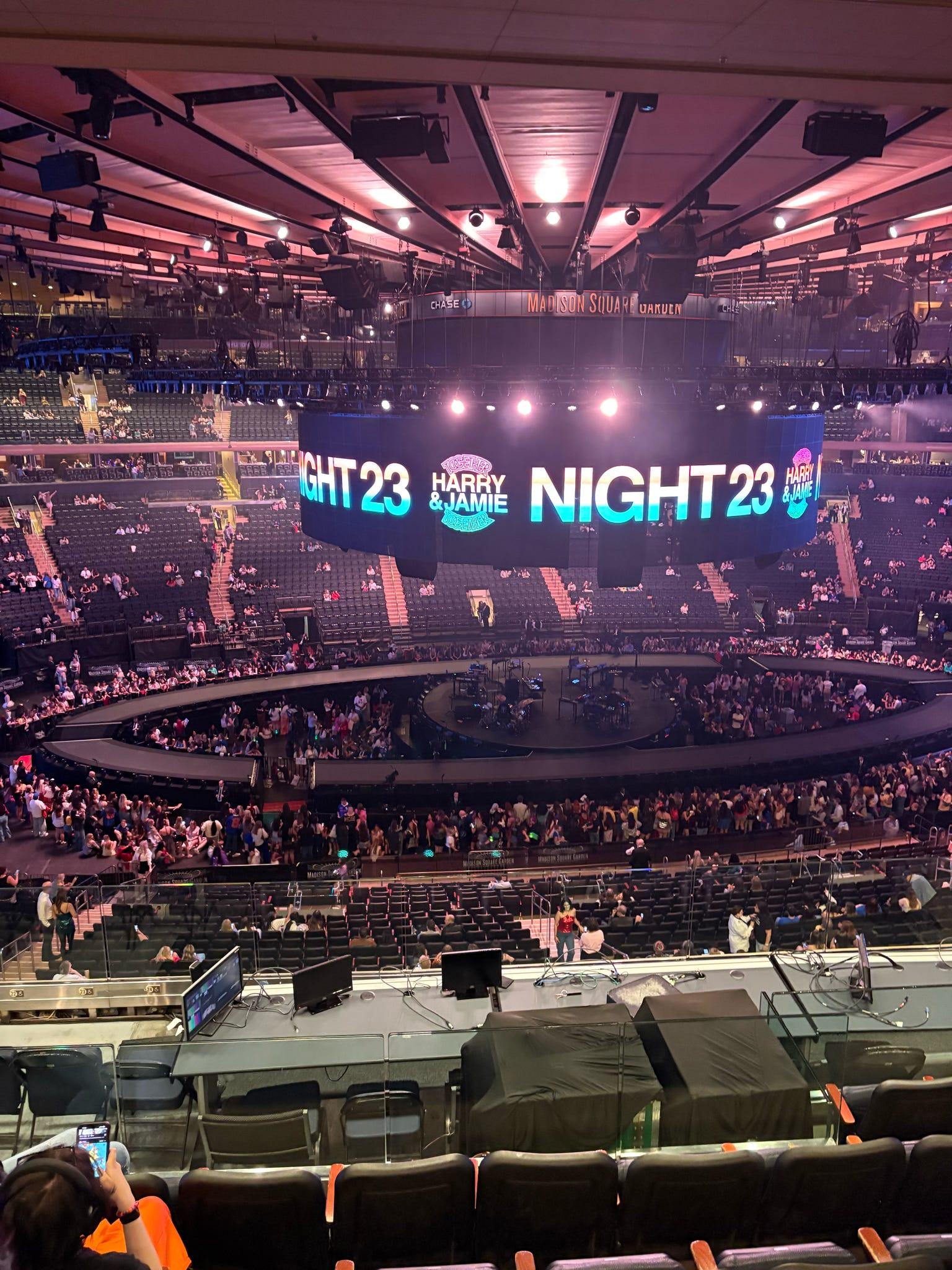 Real Fan View taken from Section 223 at Madison Square Garden by Keely G