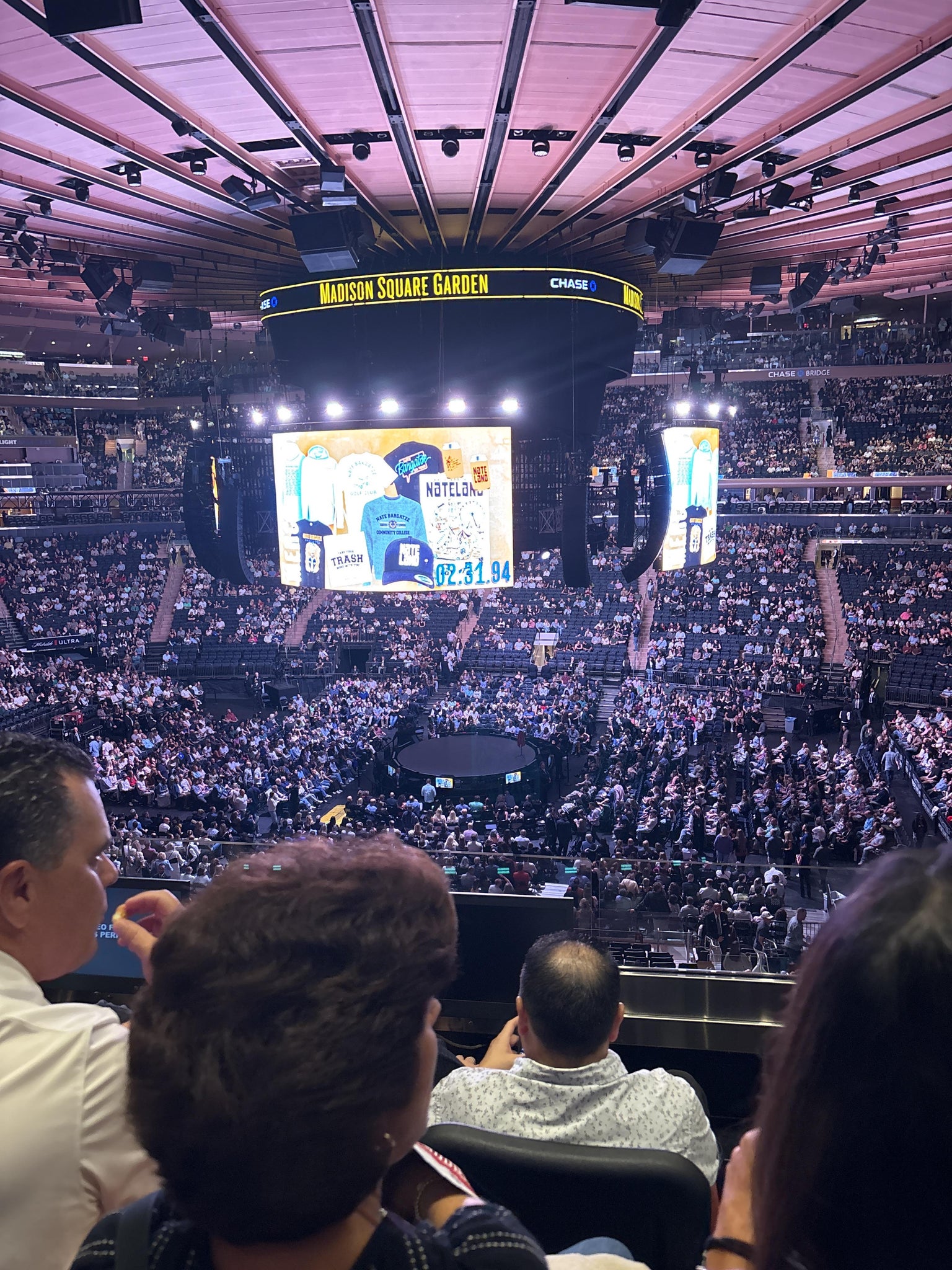 Real Fan View taken from Section 225 at Madison Square Garden by Brian N